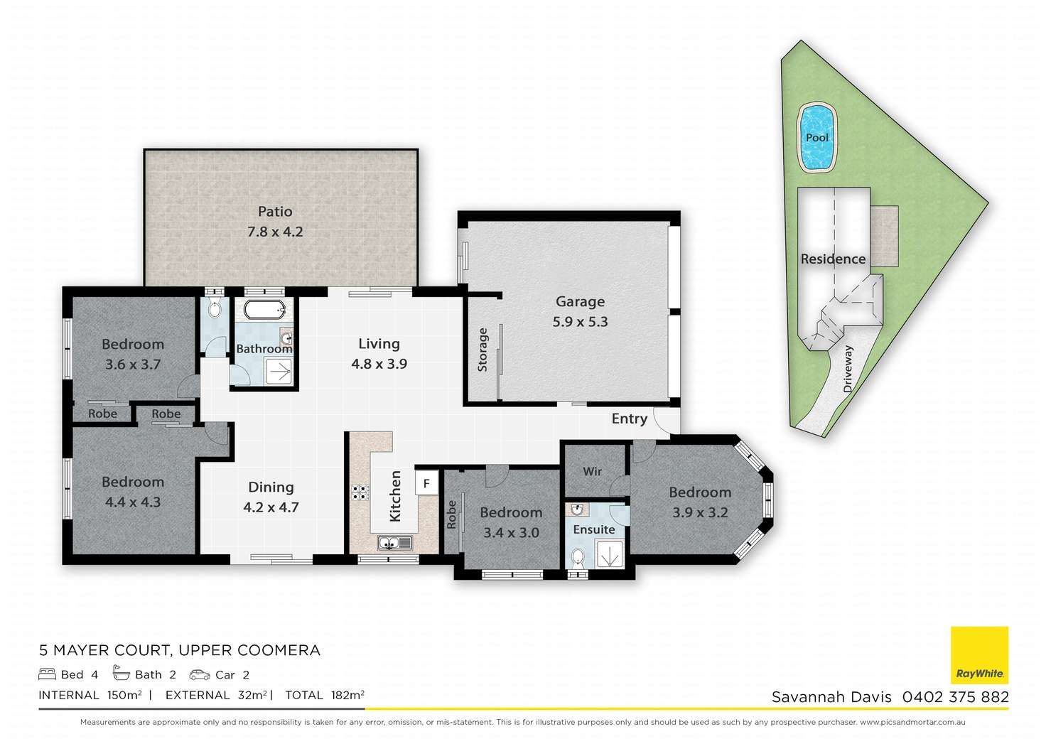 Floorplan of Homely house listing, 5 Mayer Court, Upper Coomera QLD 4209