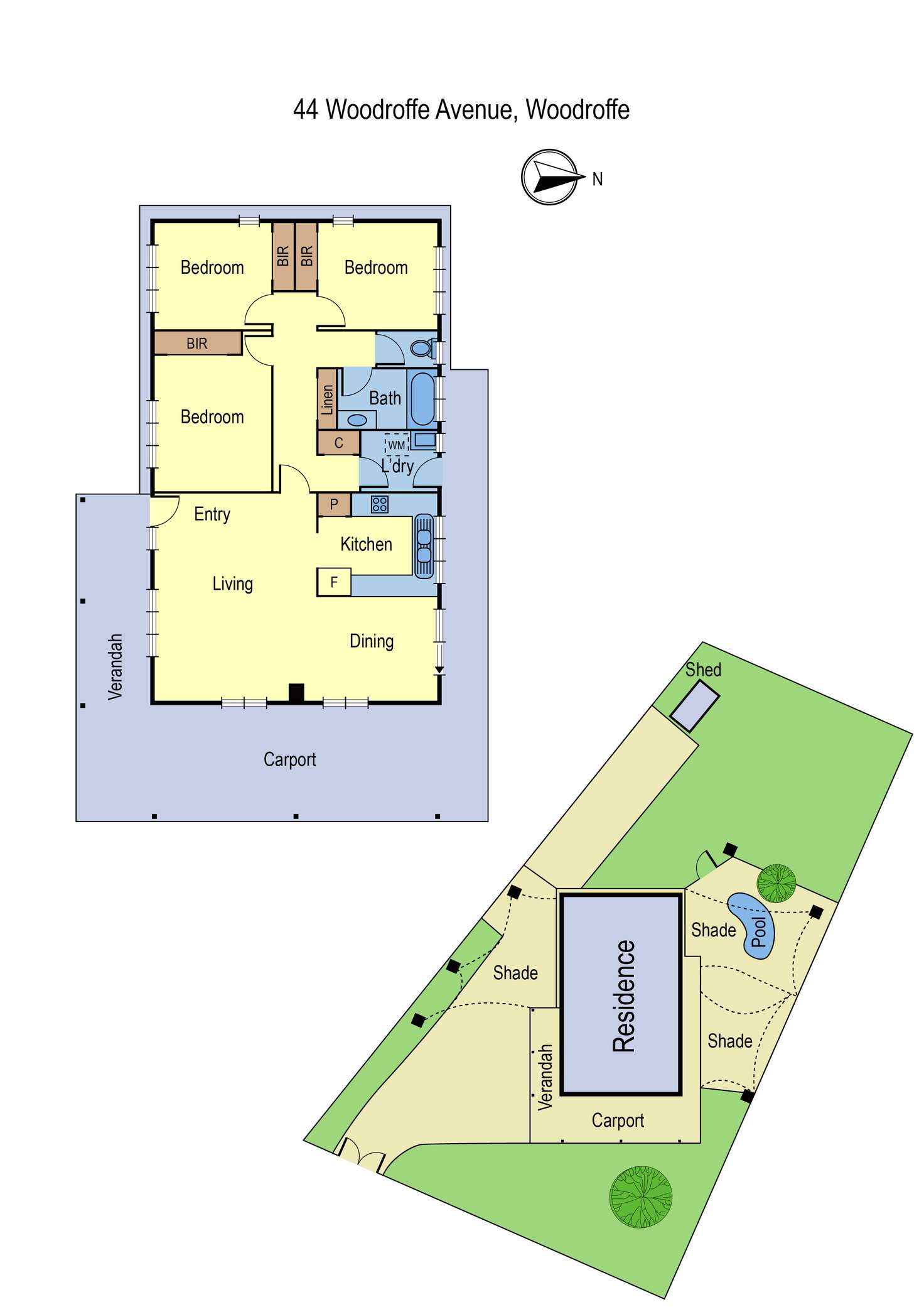 Floorplan of Homely house listing, 44 Woodroffe Avenue, Woodroffe NT 830