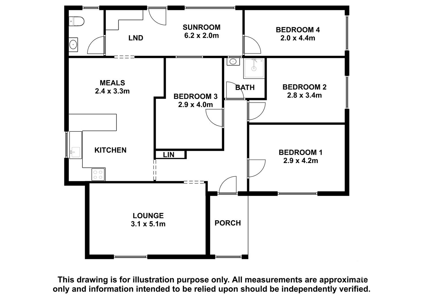 Floorplan of Homely house listing, 2 Playford Street, Mount Gambier SA 5290