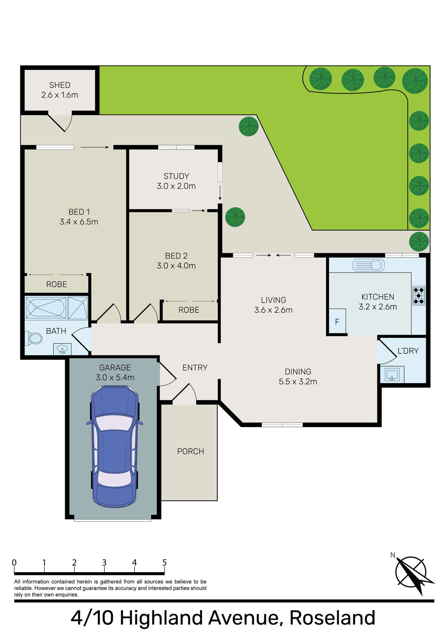 Floorplan of Homely villa listing, 4/10 Highland Avenue, Roselands NSW 2196