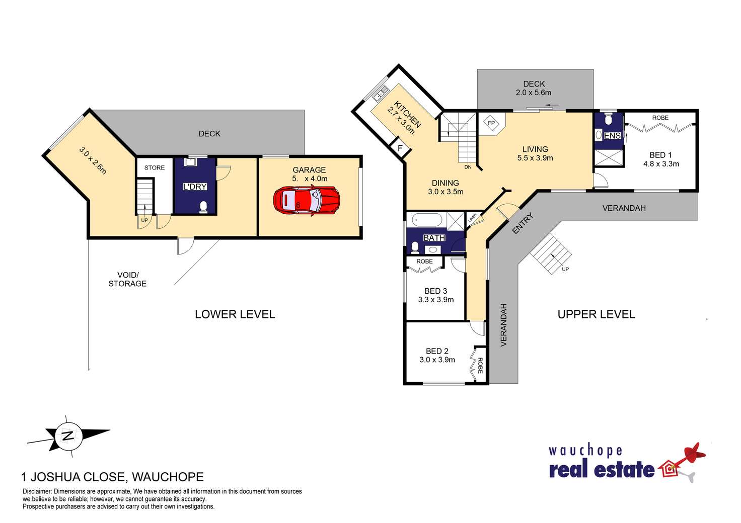 Floorplan of Homely house listing, 1 Joshua Close, Wauchope NSW 2446
