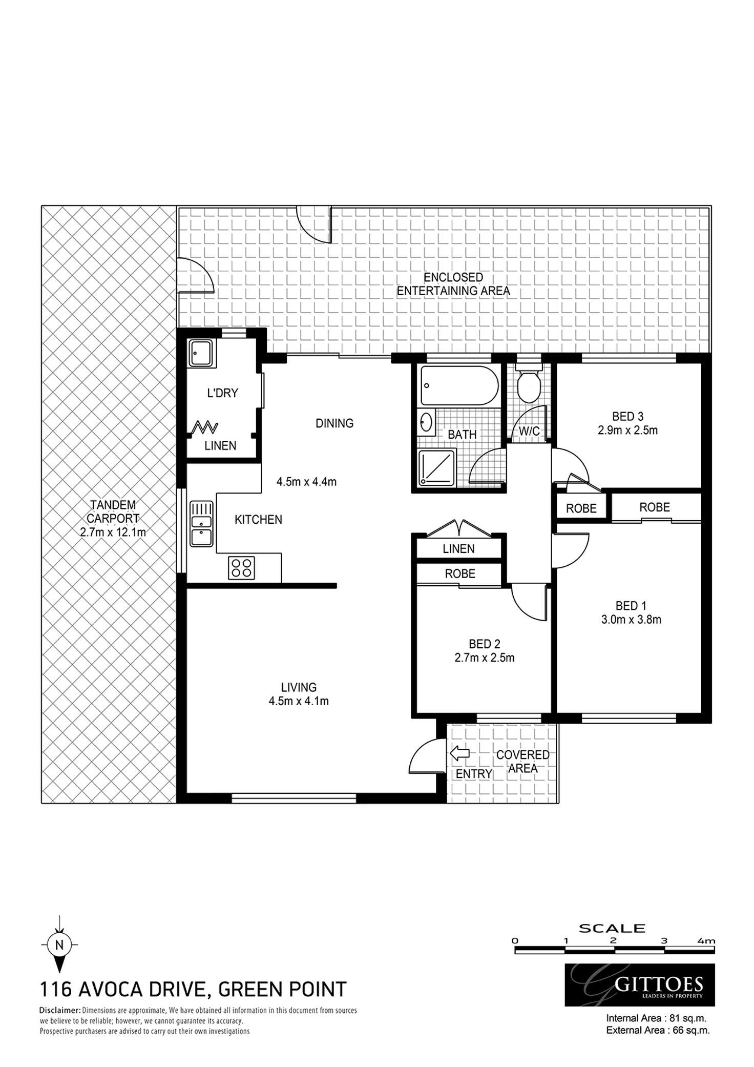 Floorplan of Homely house listing, 116 Avoca Drive, Green Point NSW 2251
