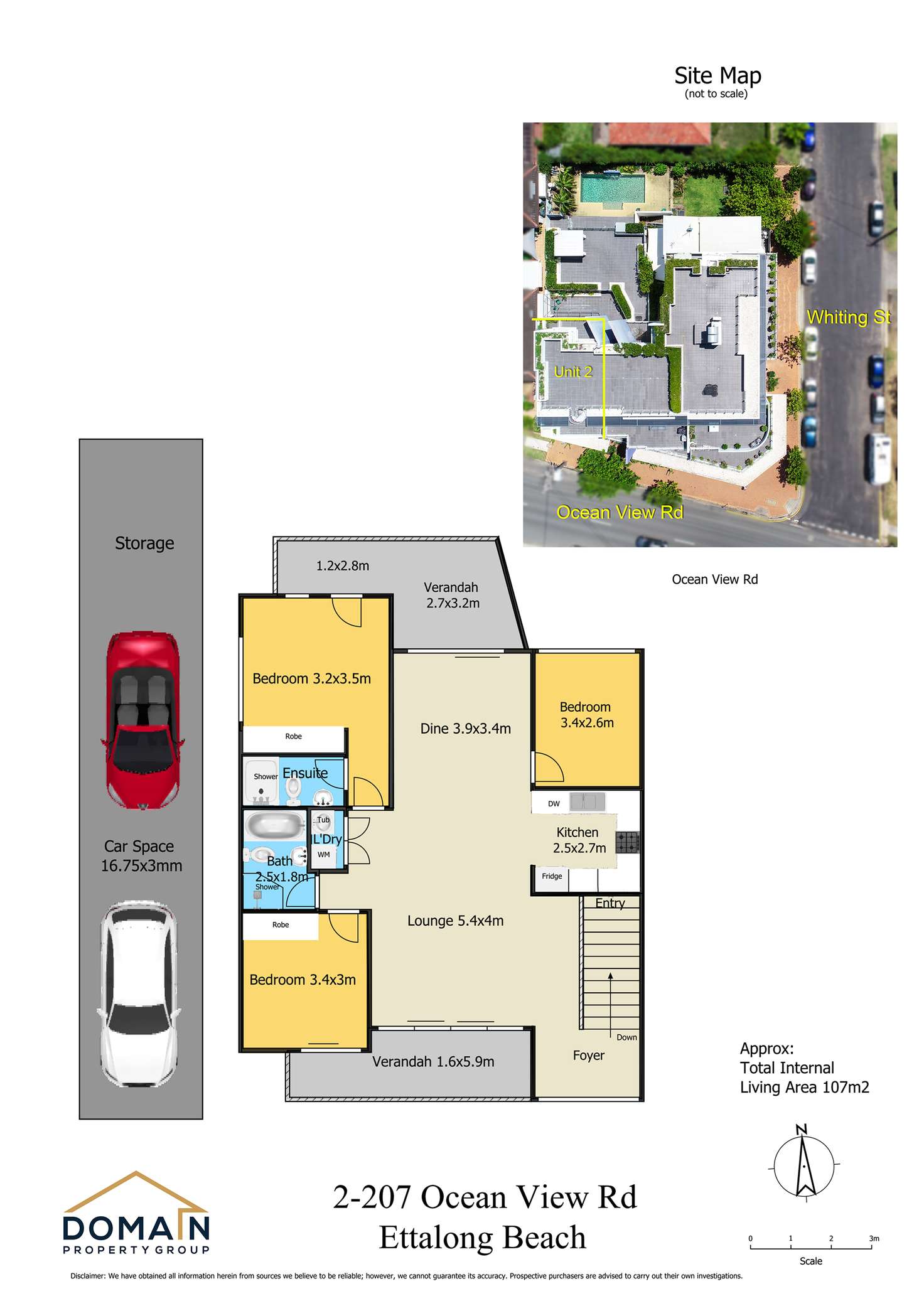 Floorplan of Homely apartment listing, 2/207 Ocean View Road, Ettalong Beach NSW 2257