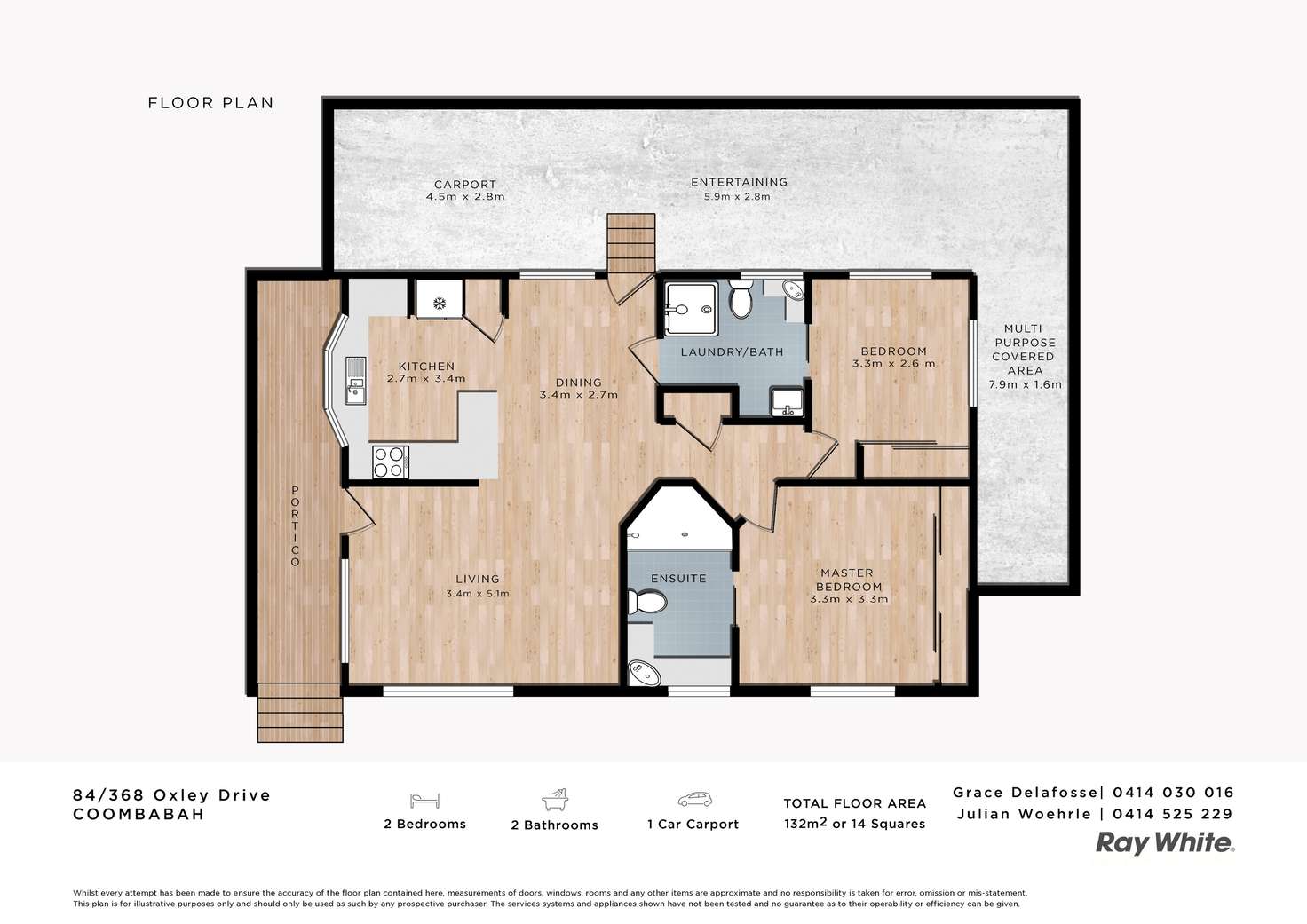 Floorplan of Homely house listing, 84/368 Oxley Drive, Runaway Bay QLD 4216