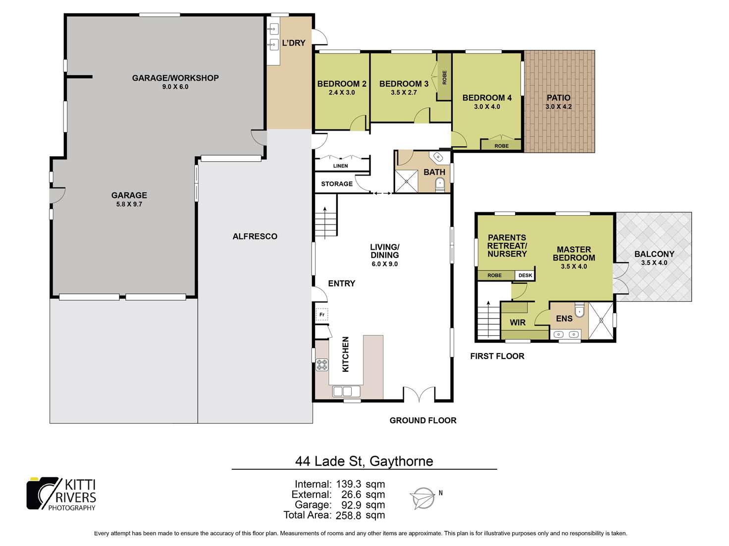 Floorplan of Homely house listing, 44 Lade Street, Gaythorne QLD 4051