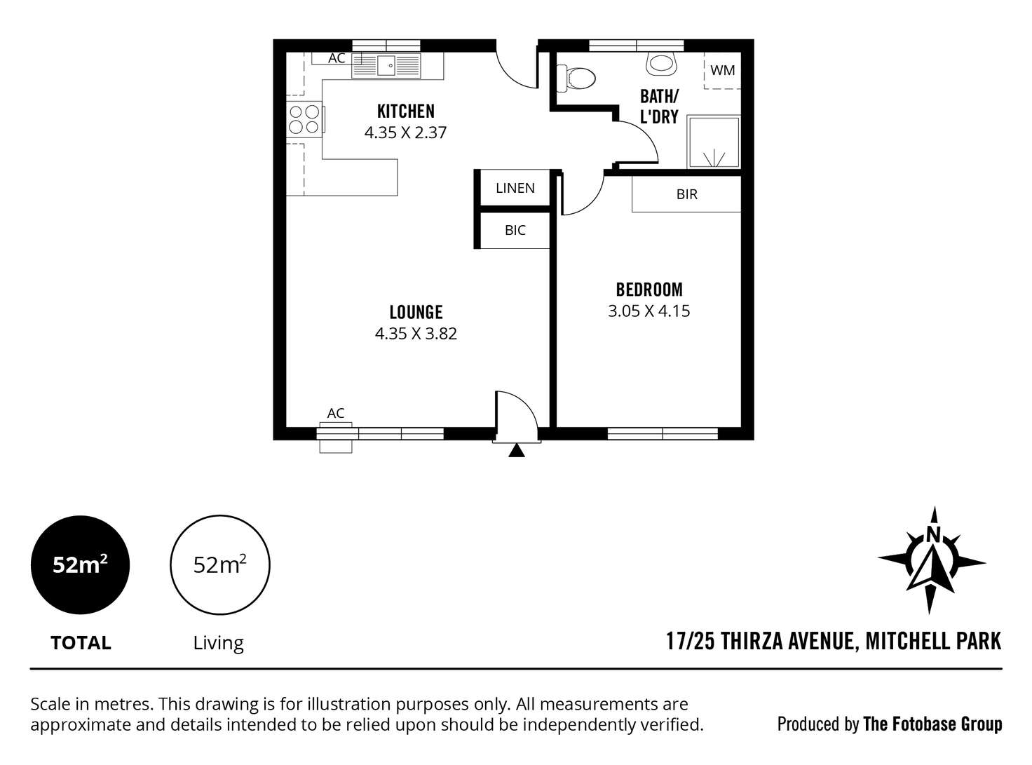 Floorplan of Homely unit listing, 17/25 Thirza Avenue, Mitchell Park SA 5043
