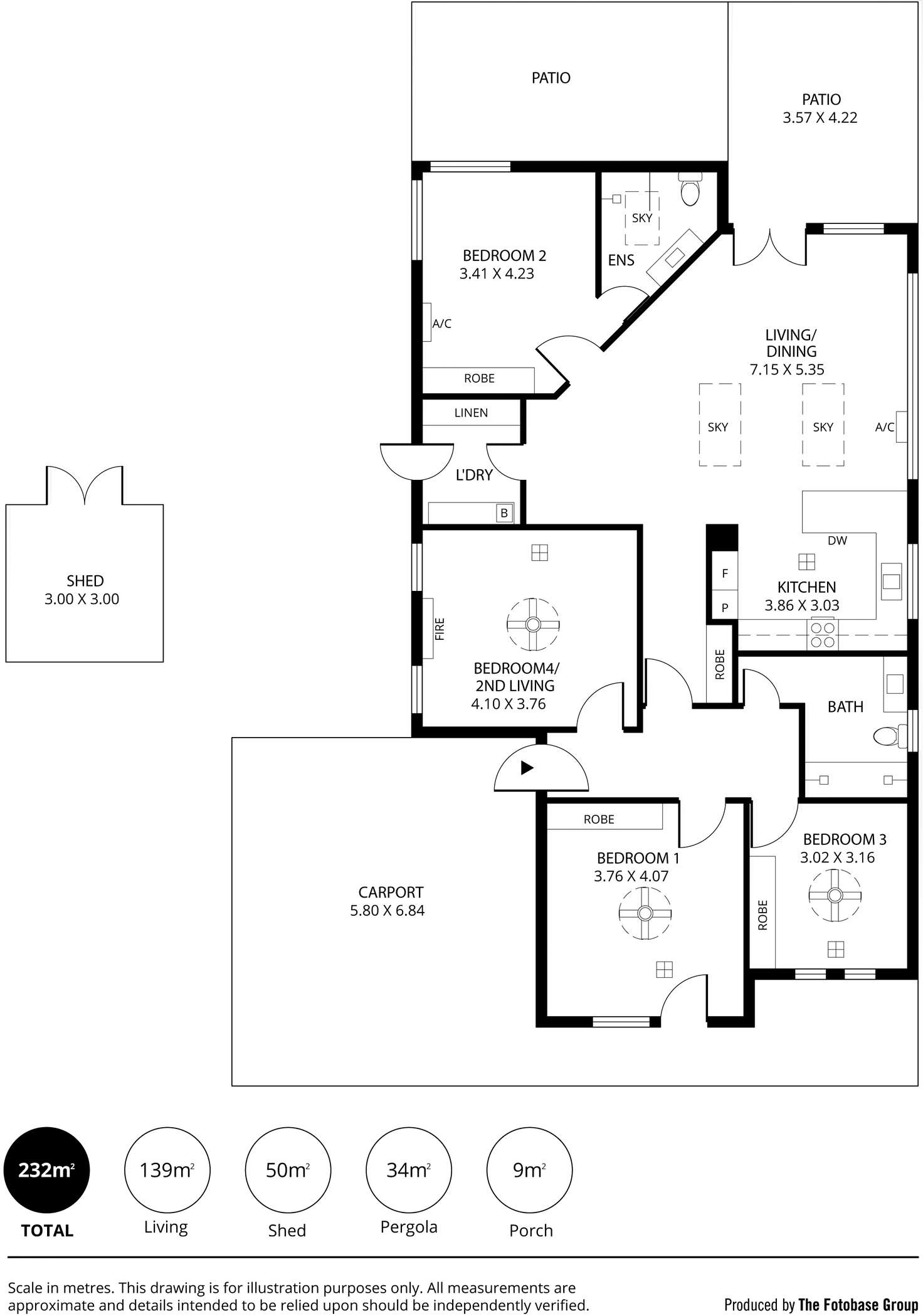 Floorplan of Homely house listing, 4 Fraser Street, Lower Mitcham SA 5062