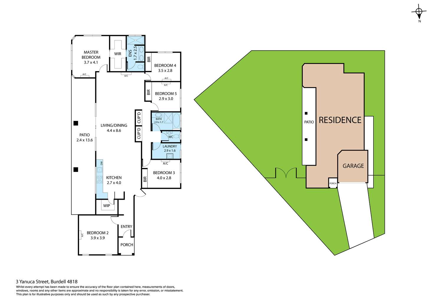 Floorplan of Homely house listing, 3 Yanuca Street, Burdell QLD 4818