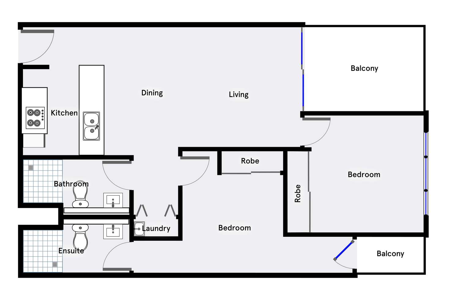 Floorplan of Homely apartment listing, 357/1 Anthony Rolfe Avenue, Gungahlin ACT 2912