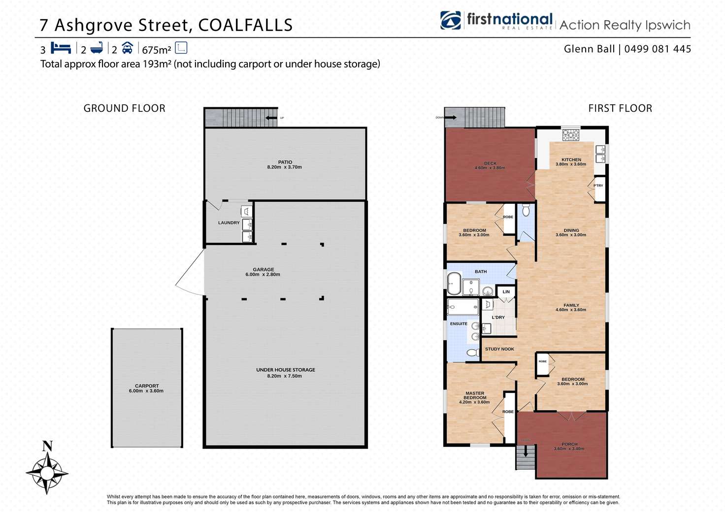 Floorplan of Homely house listing, 7 Ashgrove Street, Coalfalls QLD 4305