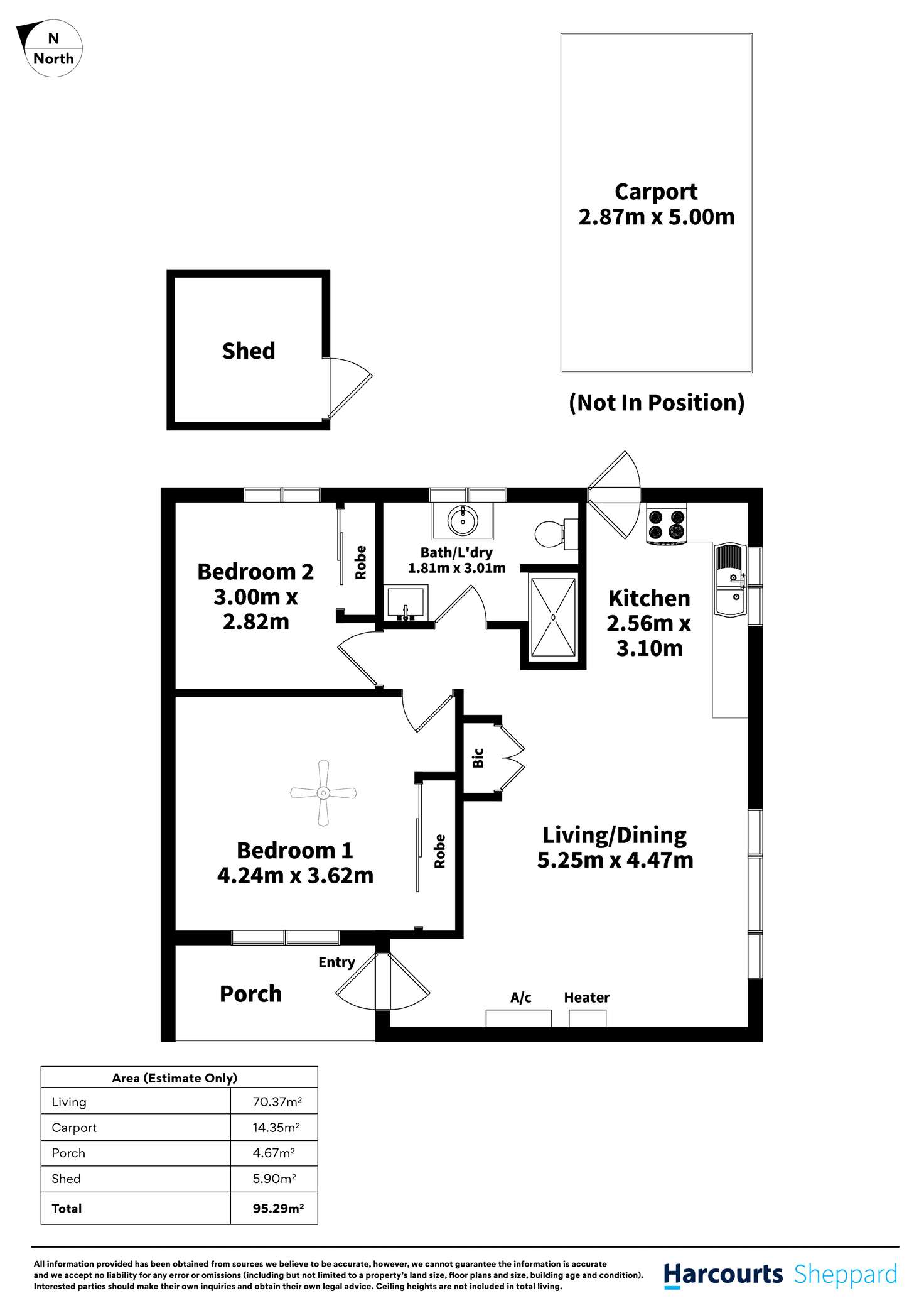 Floorplan of Homely unit listing, 1/8 August Street, Thebarton SA 5031