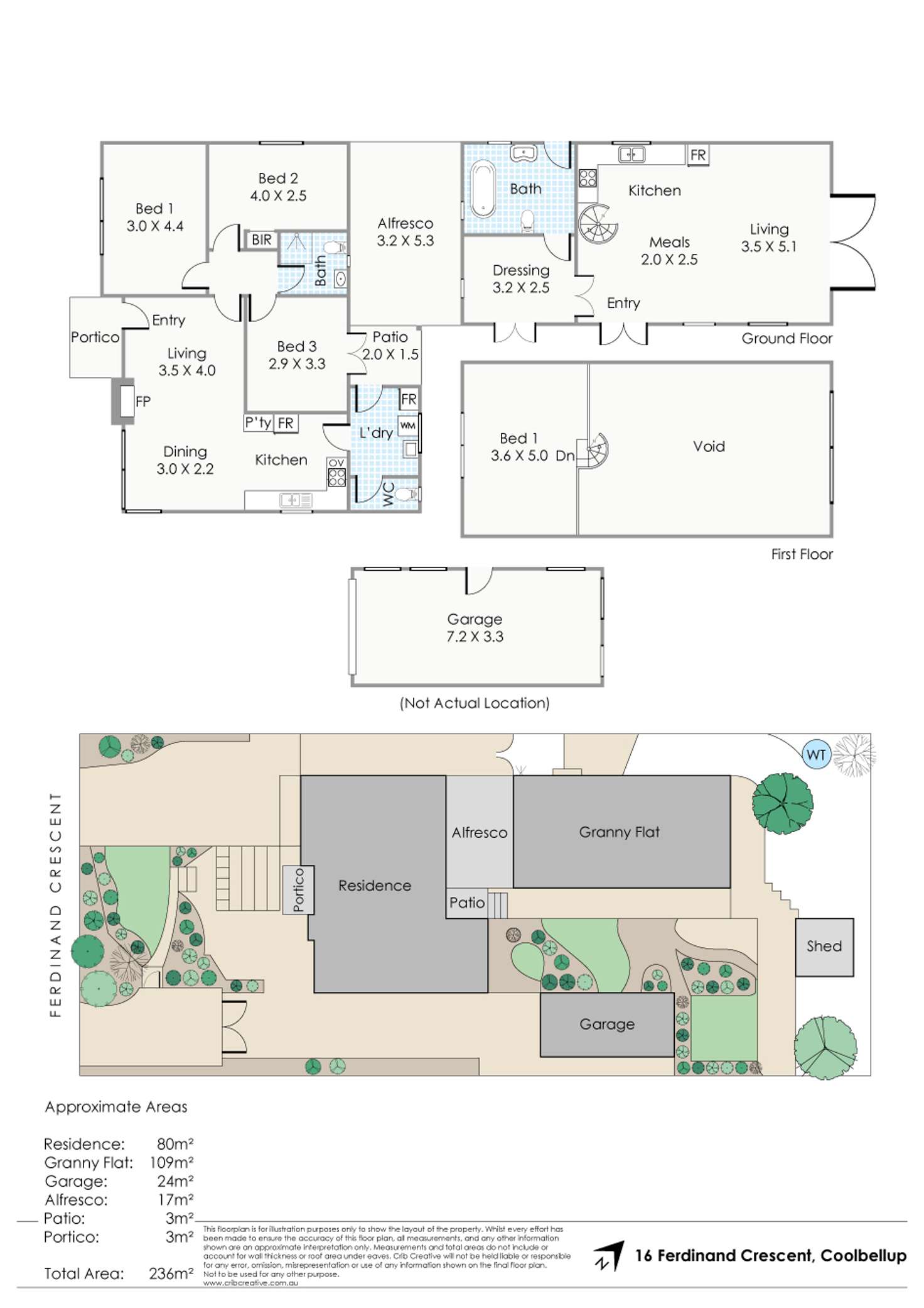 Floorplan of Homely house listing, 16 Ferdinand Crescent, Coolbellup WA 6163