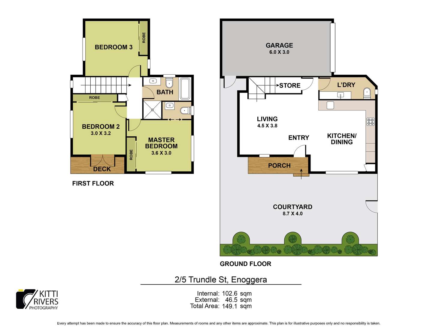 Floorplan of Homely unit listing, 2/5 Trundle Street, Enoggera QLD 4051