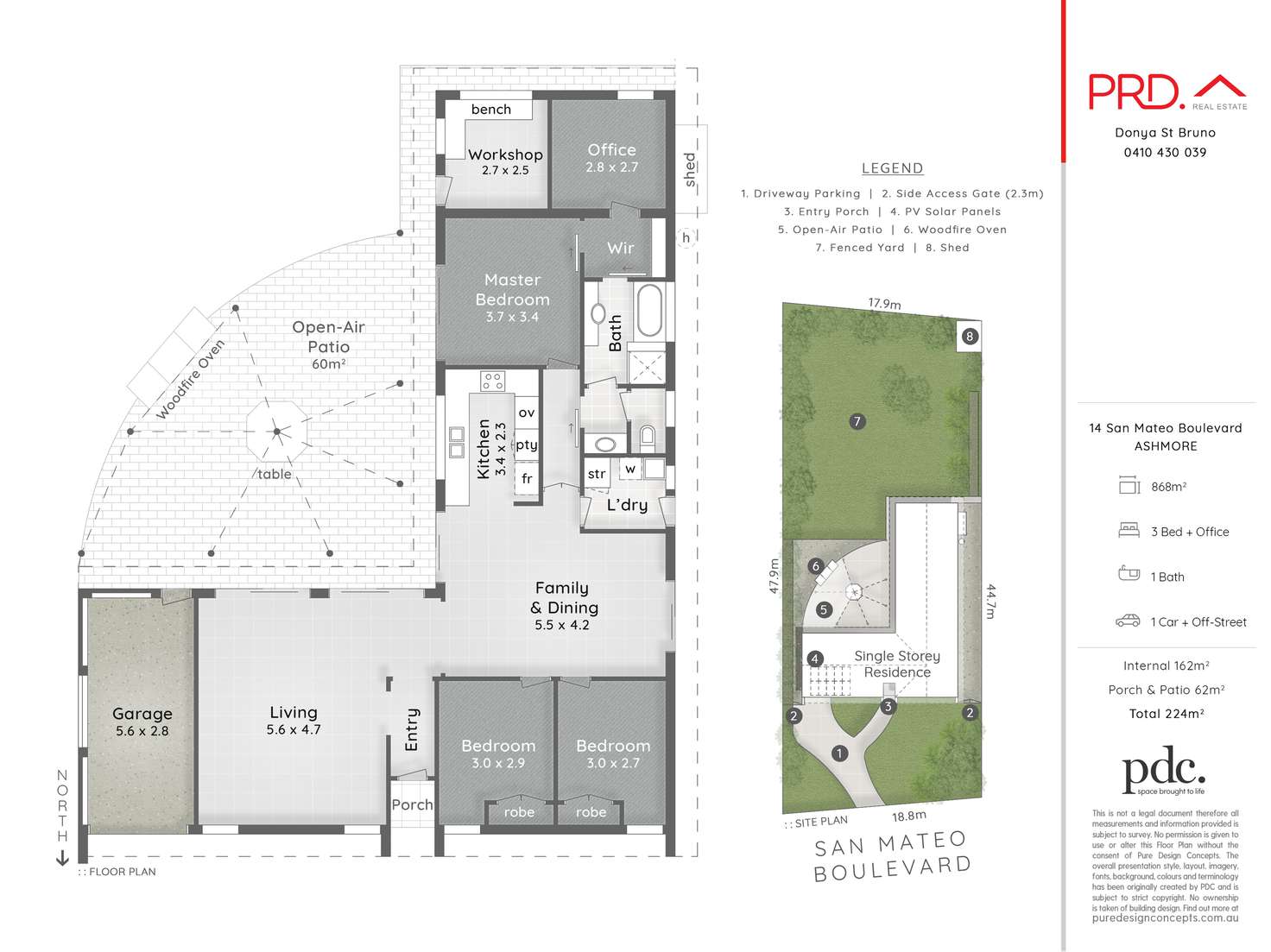 Floorplan of Homely house listing, 14 San Mateo Boulevard, Ashmore QLD 4214