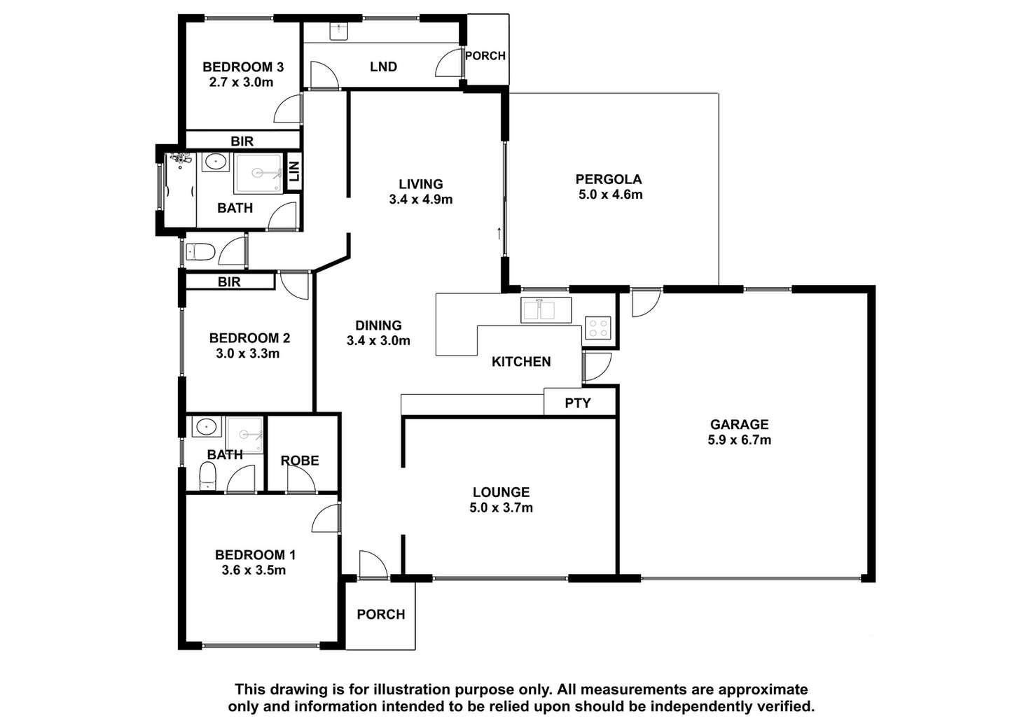 Floorplan of Homely house listing, 10 Buffalo Crescent, Mount Gambier SA 5290