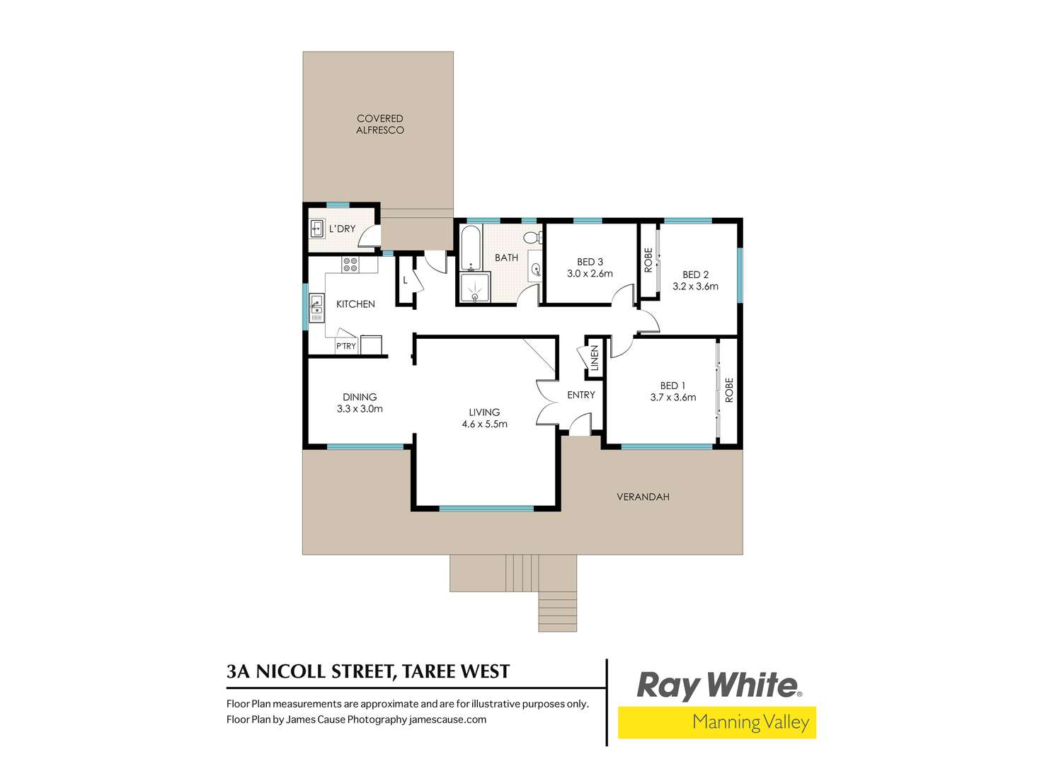 Floorplan of Homely house listing, 3A Nicoll Street, Taree NSW 2430