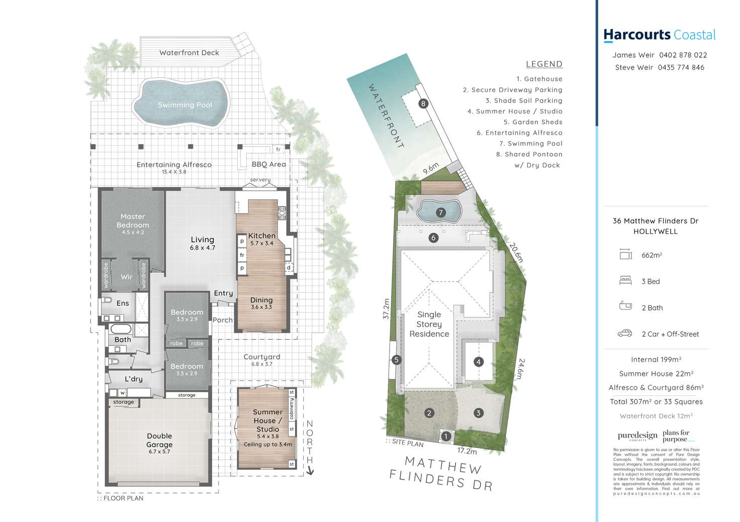 Floorplan of Homely house listing, 36 Matthew Flinders Drive, Hollywell QLD 4216