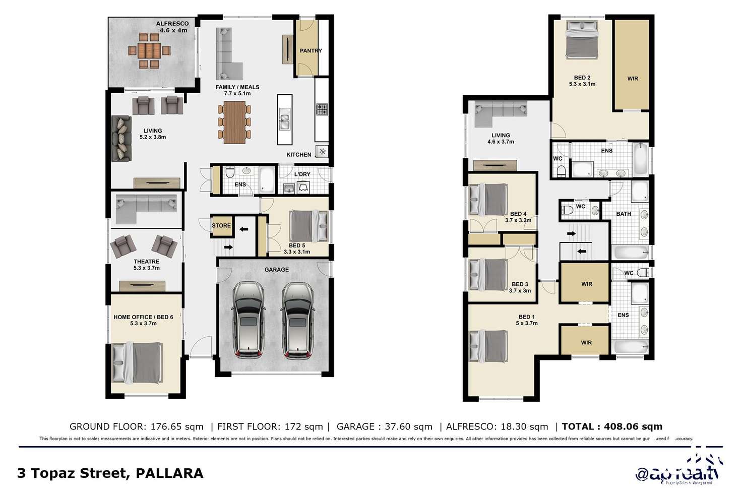 Floorplan of Homely house listing, 3 Topaz Street, Pallara QLD 4110