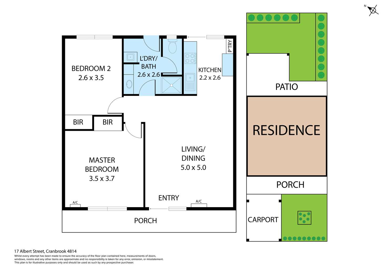 Floorplan of Homely unit listing, 64/17 Albert Street, Cranbrook QLD 4814