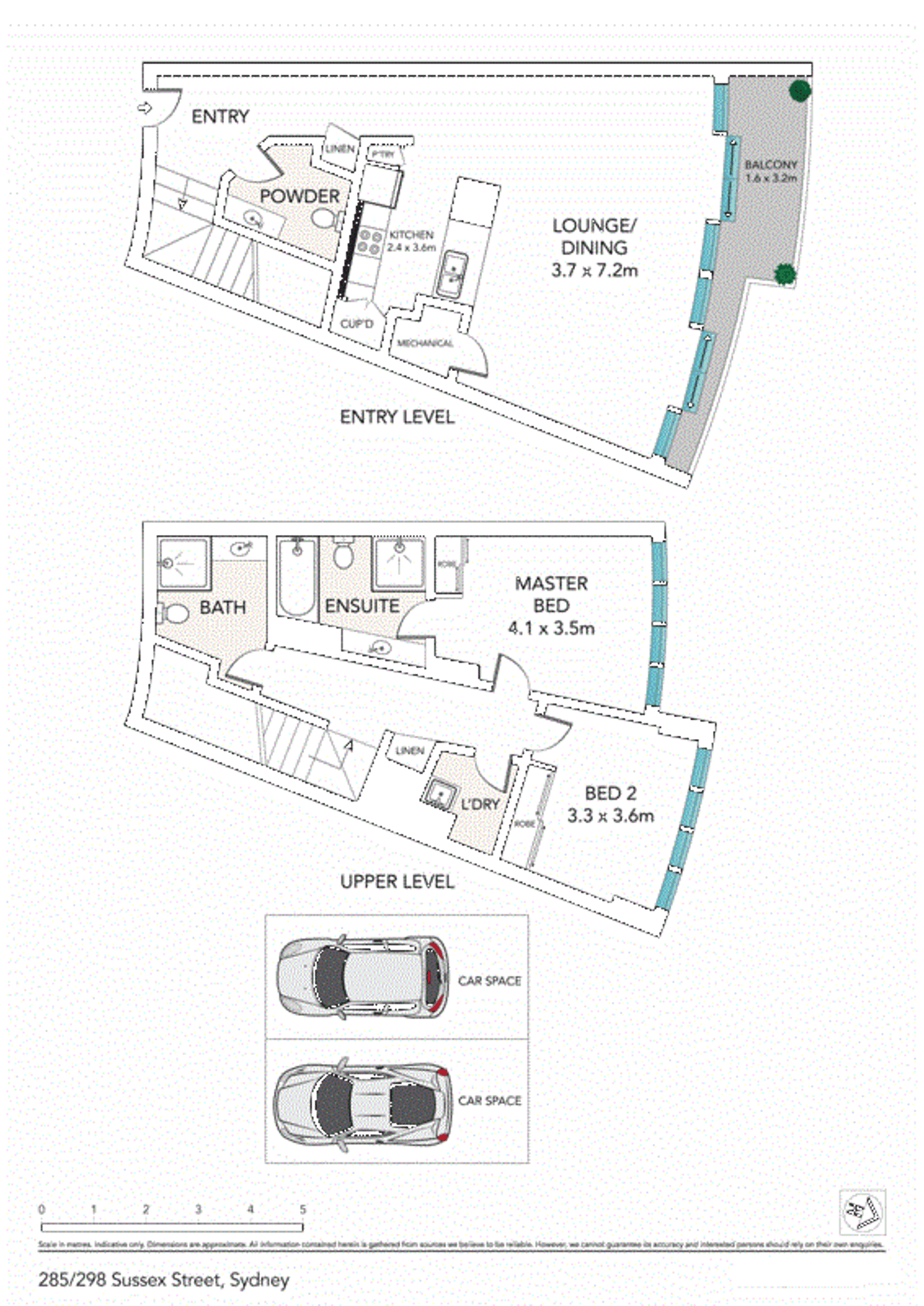 Floorplan of Homely apartment listing, 285/298-304 SUSSEX STREET, Sydney NSW 2000