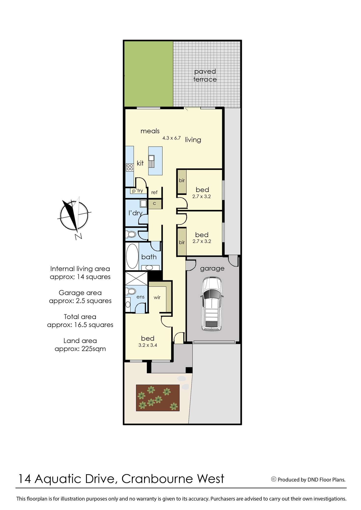 Floorplan of Homely house listing, 14 Aquatic Drive, Cranbourne West VIC 3977