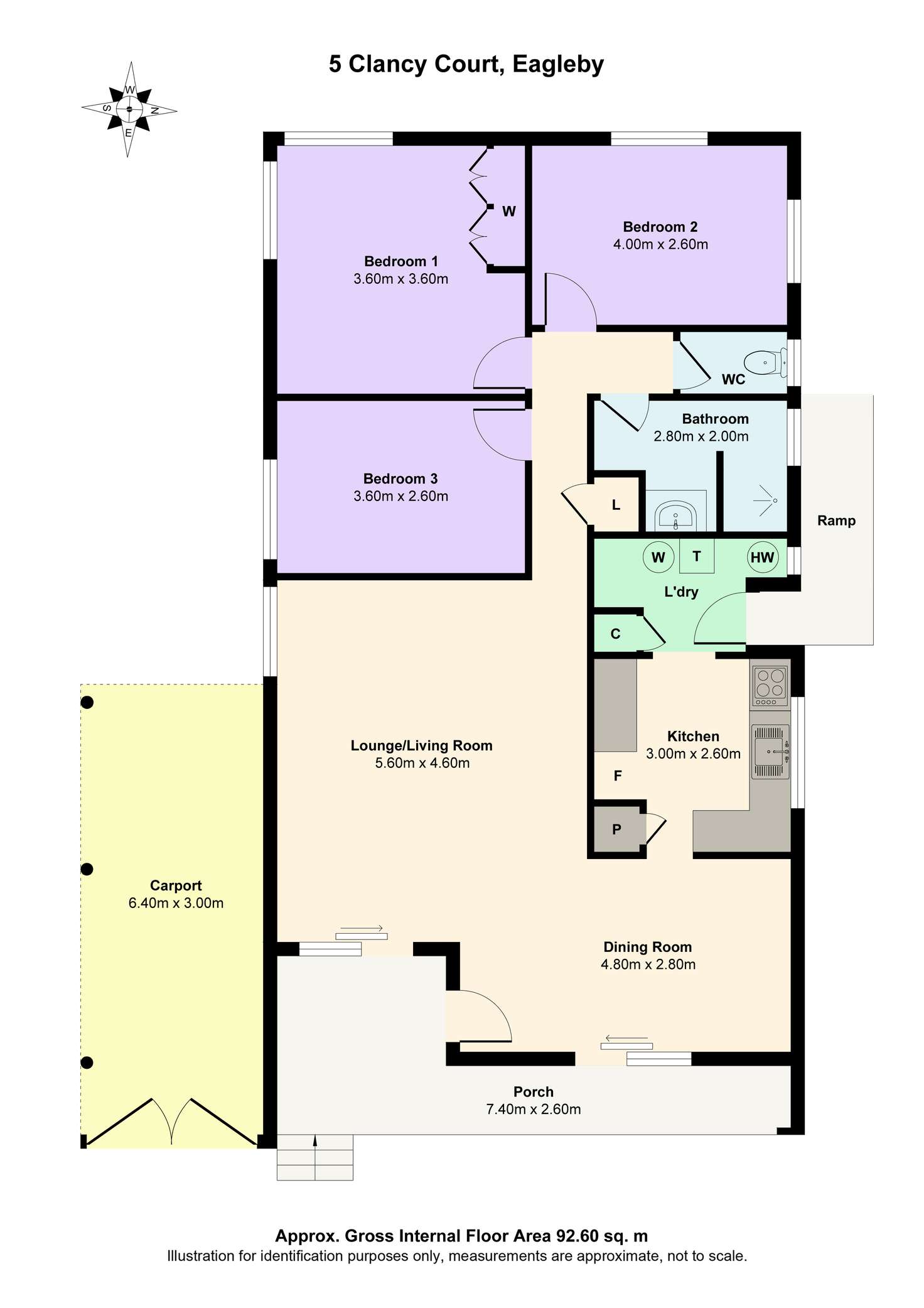 Floorplan of Homely house listing, 5 Clancy Court, Eagleby QLD 4207