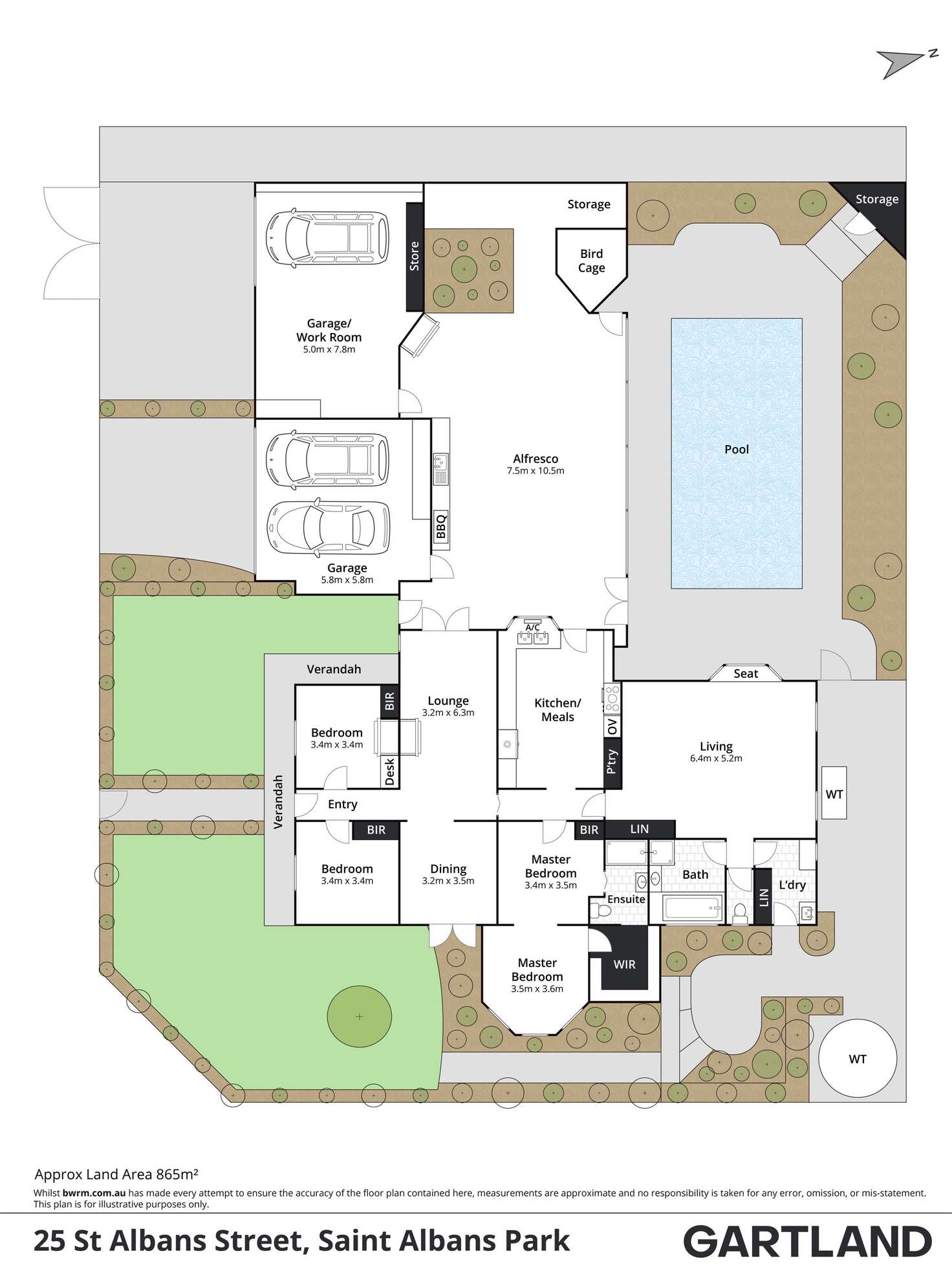 Floorplan of Homely house listing, 25 St Albans Street, St Albans Park VIC 3219