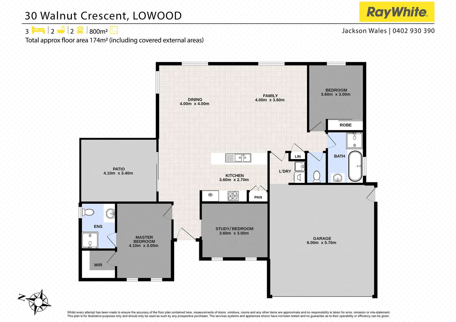 Floorplan of Homely house listing, 30 Walnut Crescent, Lowood QLD 4311
