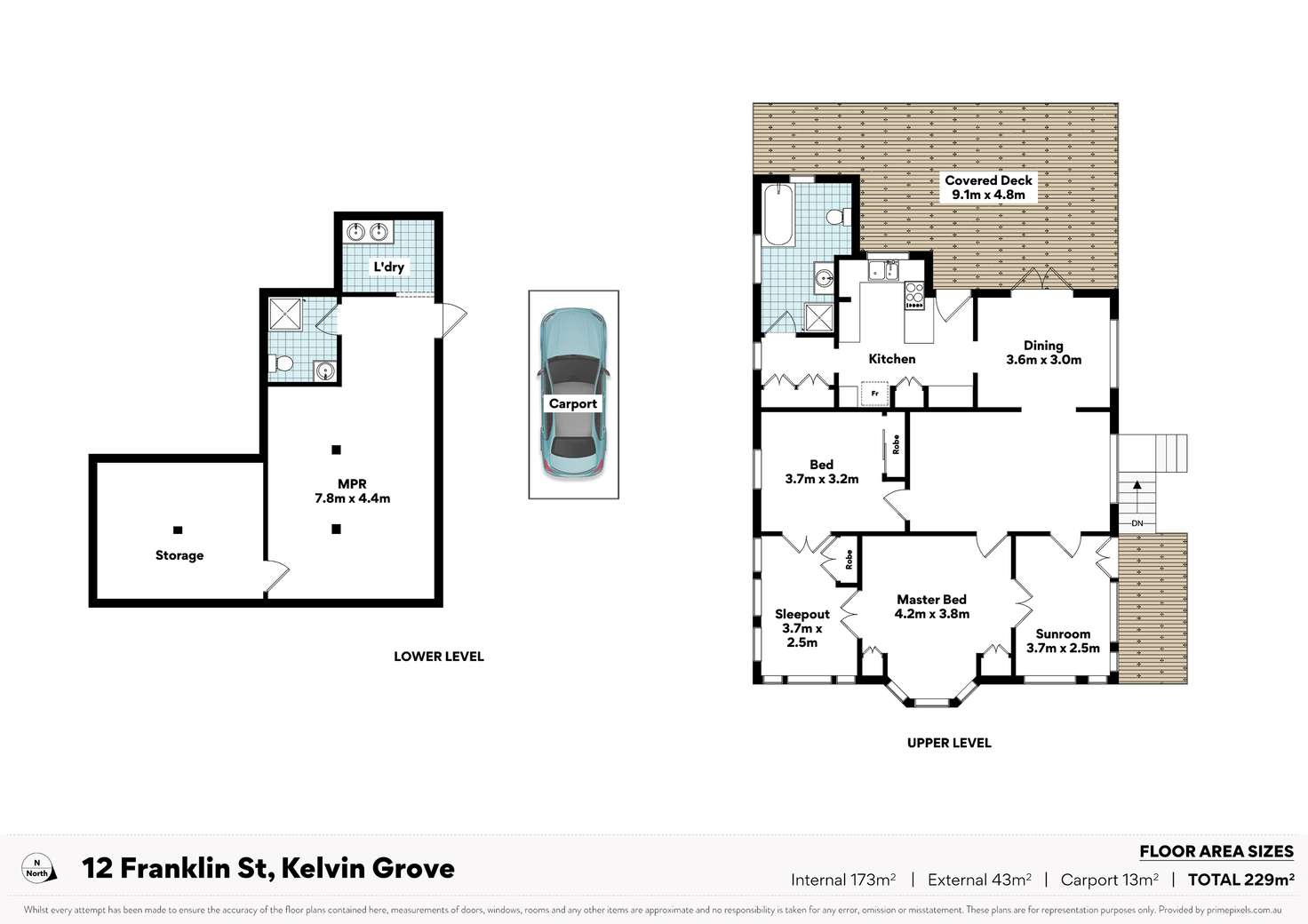 Floorplan of Homely house listing, 12 Franklin Street, Kelvin Grove QLD 4059