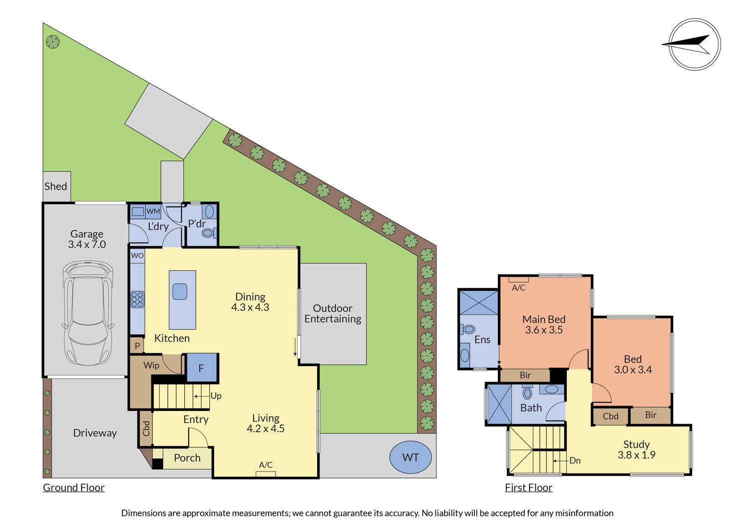 Floorplan of Homely townhouse listing, 2/26 Lightwood Drive, Ferntree Gully VIC 3156