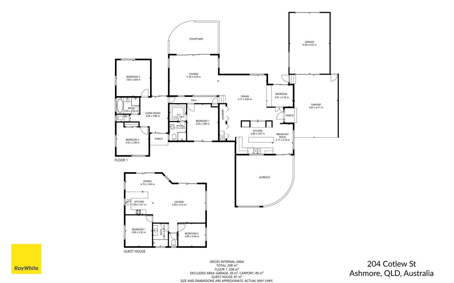 Floorplan of Homely house listing, 204 Cotlew st, Ashmore QLD 4214