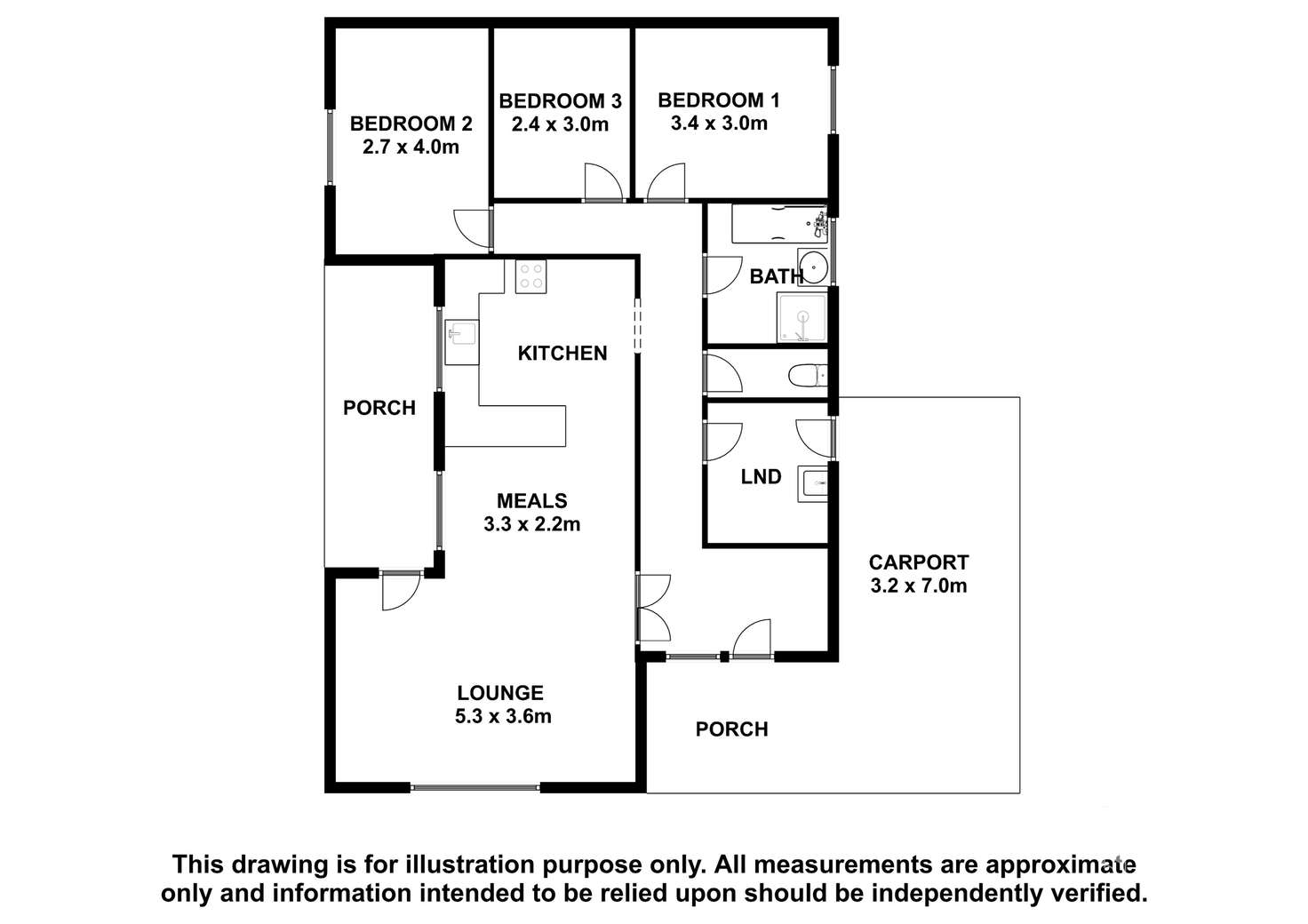 Floorplan of Homely house listing, 18 Marian Street, Bordertown SA 5268