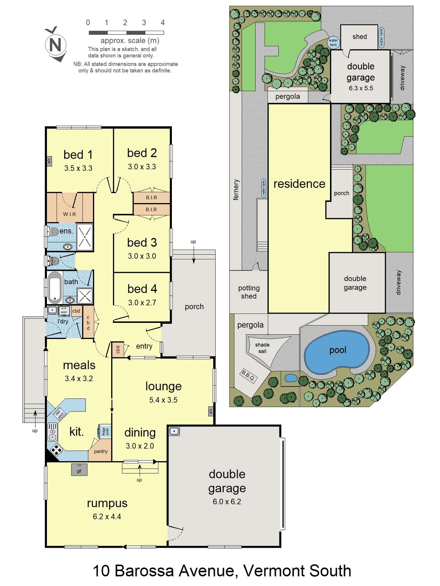 Floorplan of Homely house listing, 10 Barossa Avenue, Vermont South VIC 3133