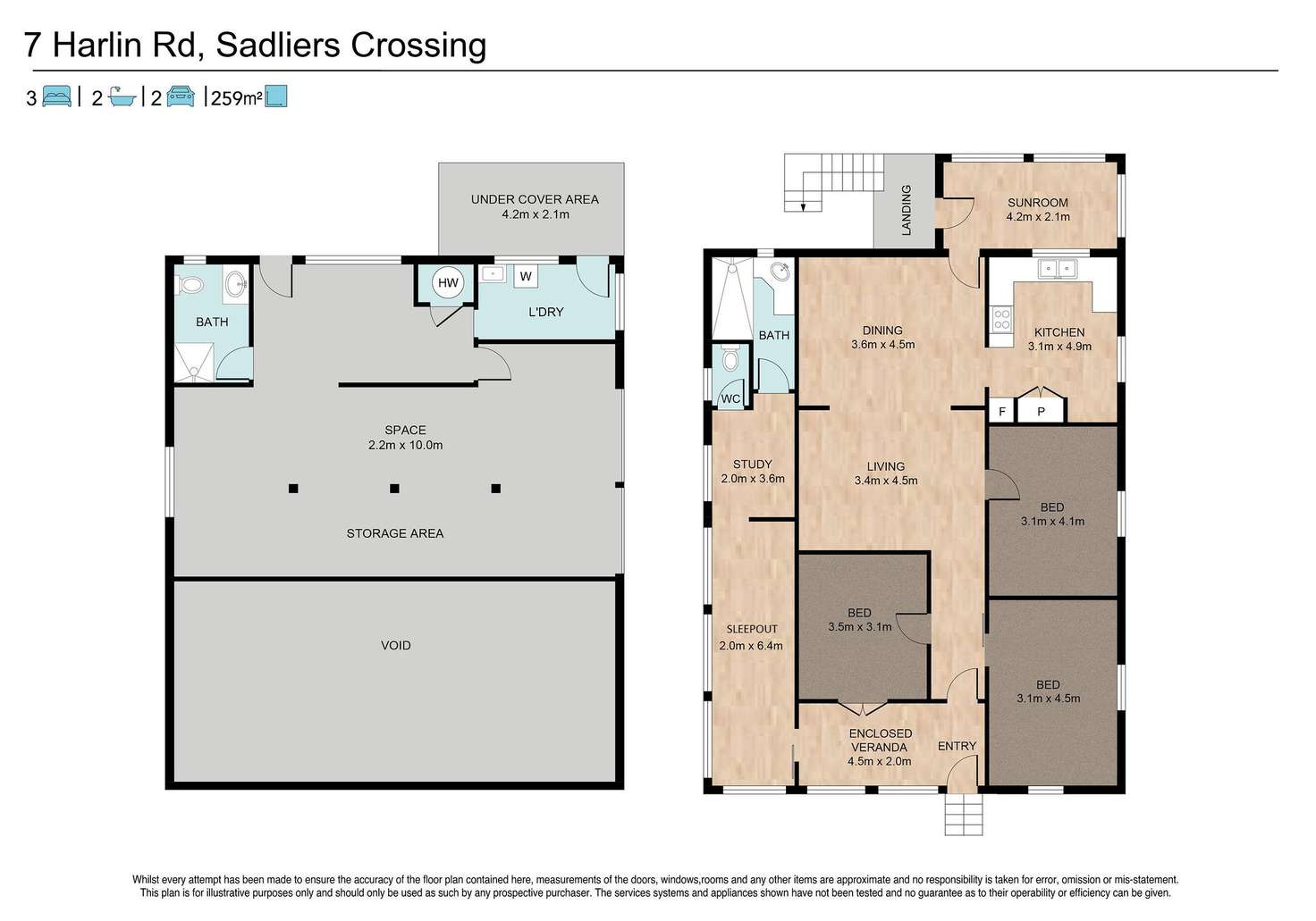 Floorplan of Homely house listing, 7 Harlin Road, Sadliers Crossing QLD 4305