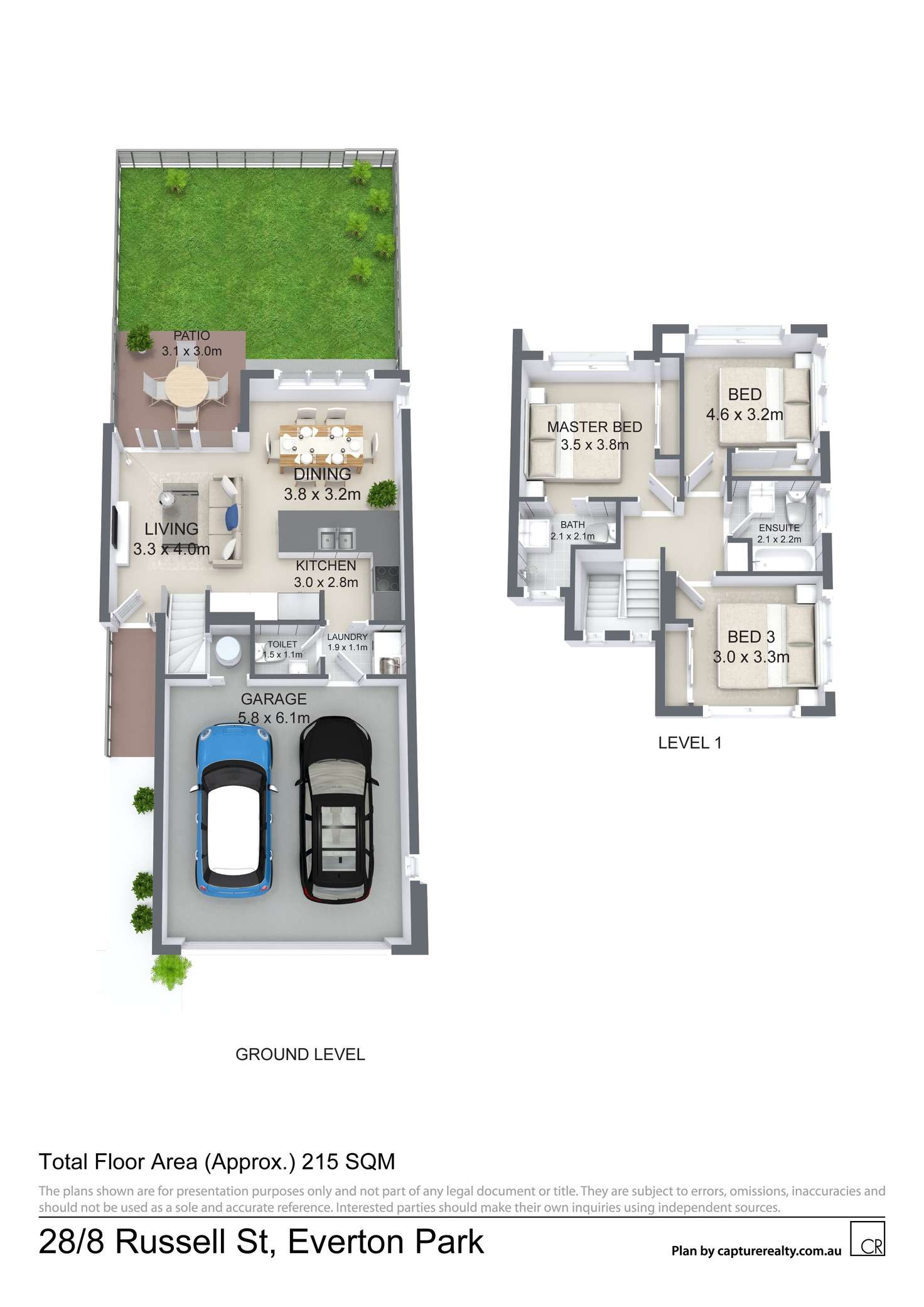 Floorplan of Homely house listing, 28/8 Russell Street, Everton Park QLD 4053