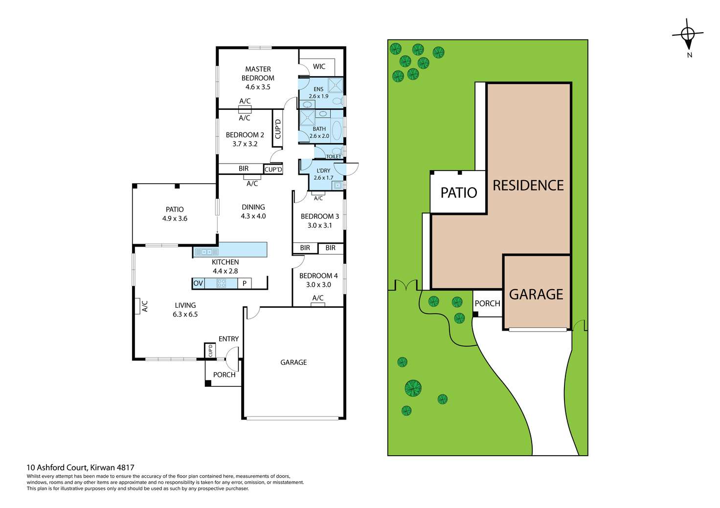 Floorplan of Homely house listing, 10 Ashford Court, Kirwan QLD 4817
