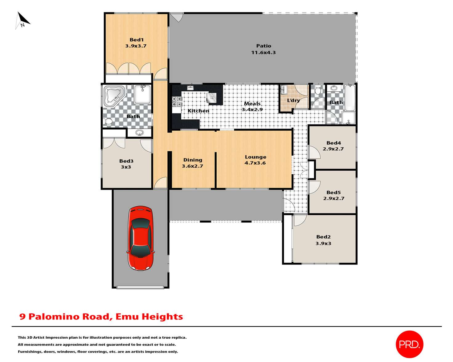 Floorplan of Homely house listing, 9 Palomino Road, Emu Heights NSW 2750