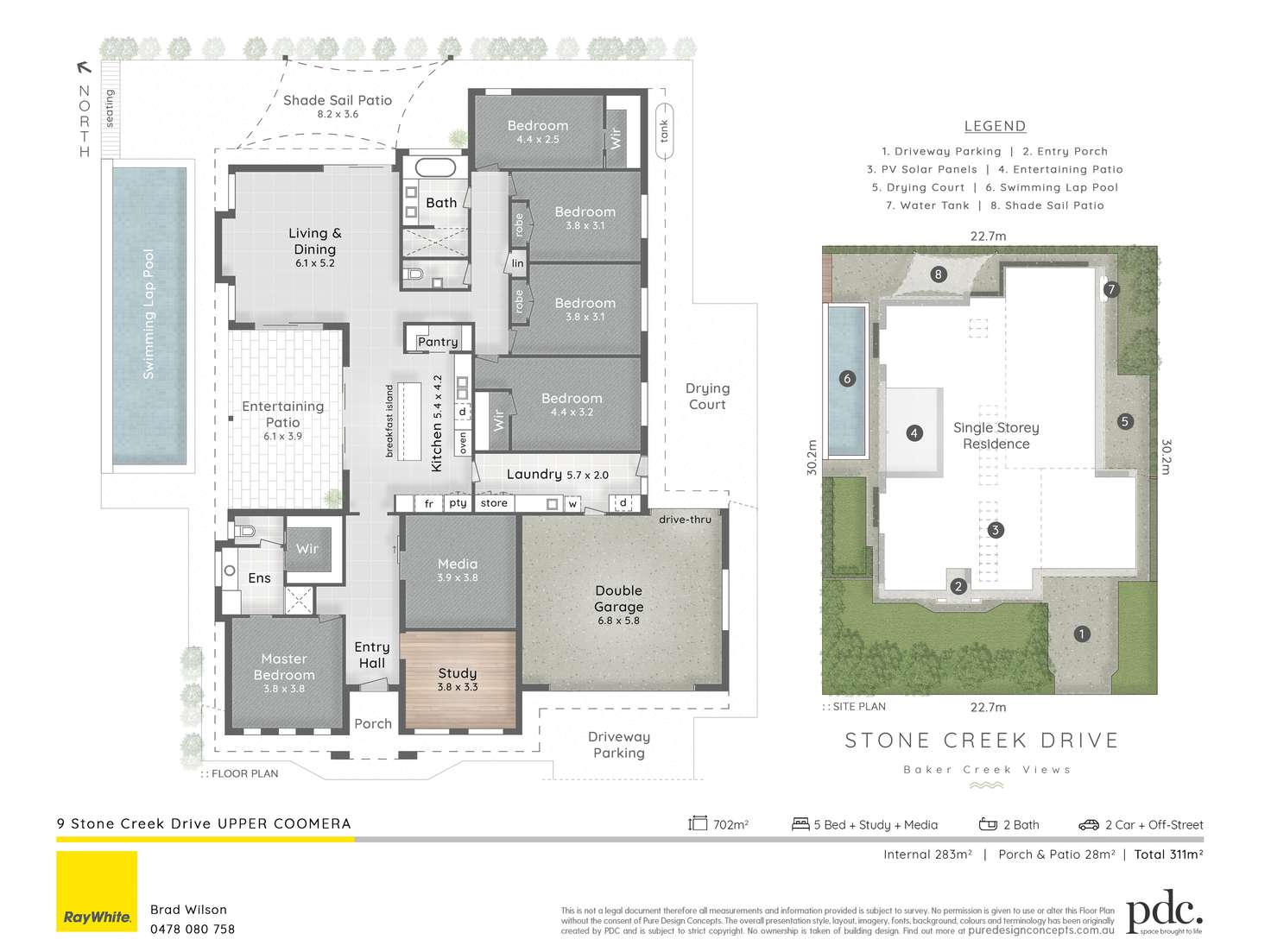 Floorplan of Homely house listing, 9 Stone Creek Drive, Upper Coomera QLD 4209