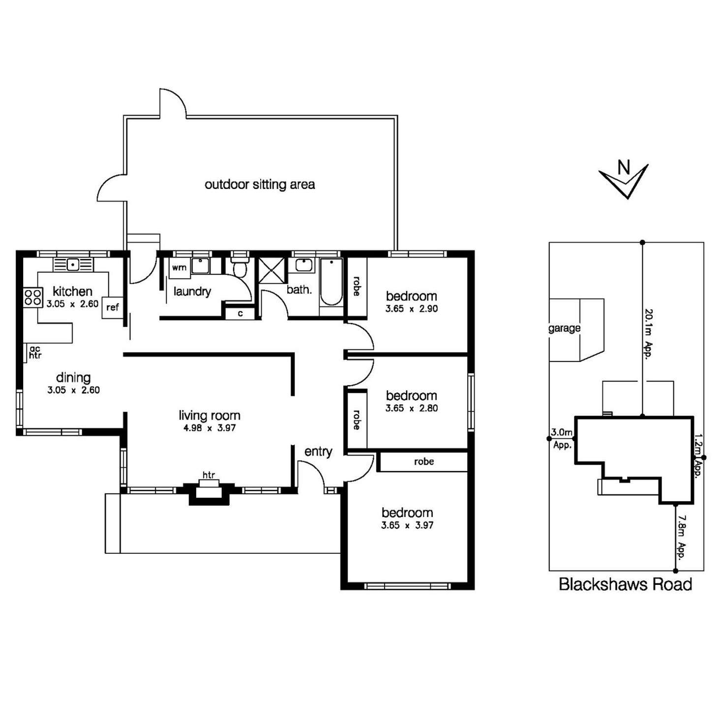 Floorplan of Homely house listing, 343 Blackshaws Road, Altona North VIC 3025