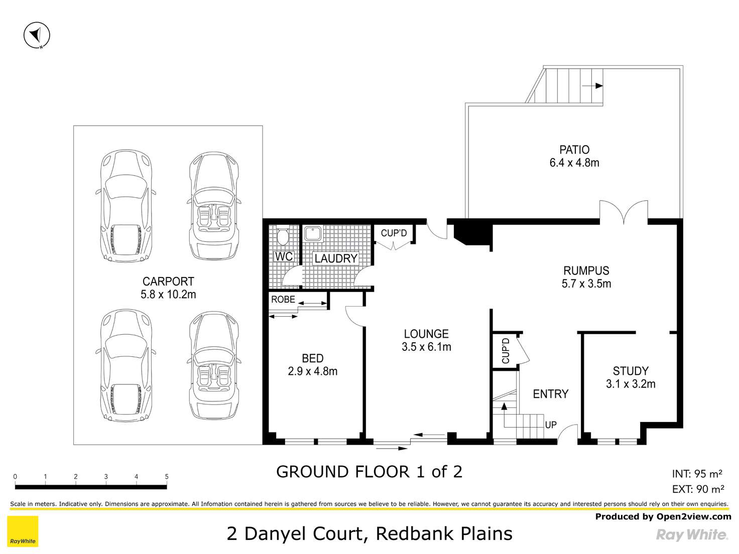 Floorplan of Homely house listing, 2 Danyel Court, Redbank Plains QLD 4301