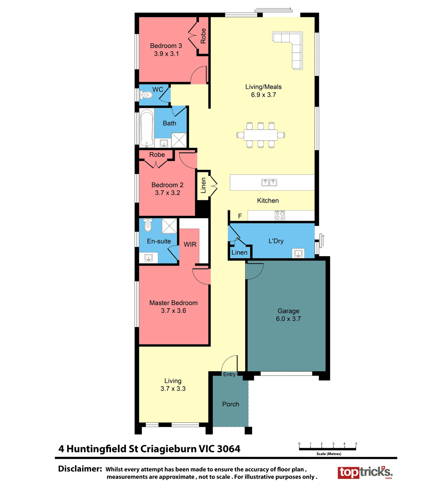 Floorplan of Homely house listing, 4 Huntingfield Street, Craigieburn VIC 3064