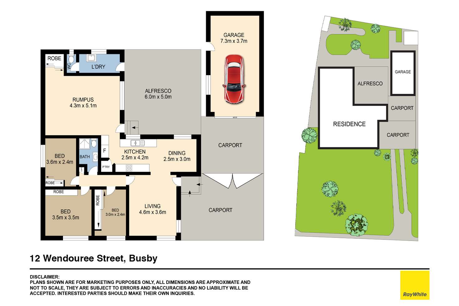 Floorplan of Homely house listing, 12 Wendouree Street, Busby NSW 2168