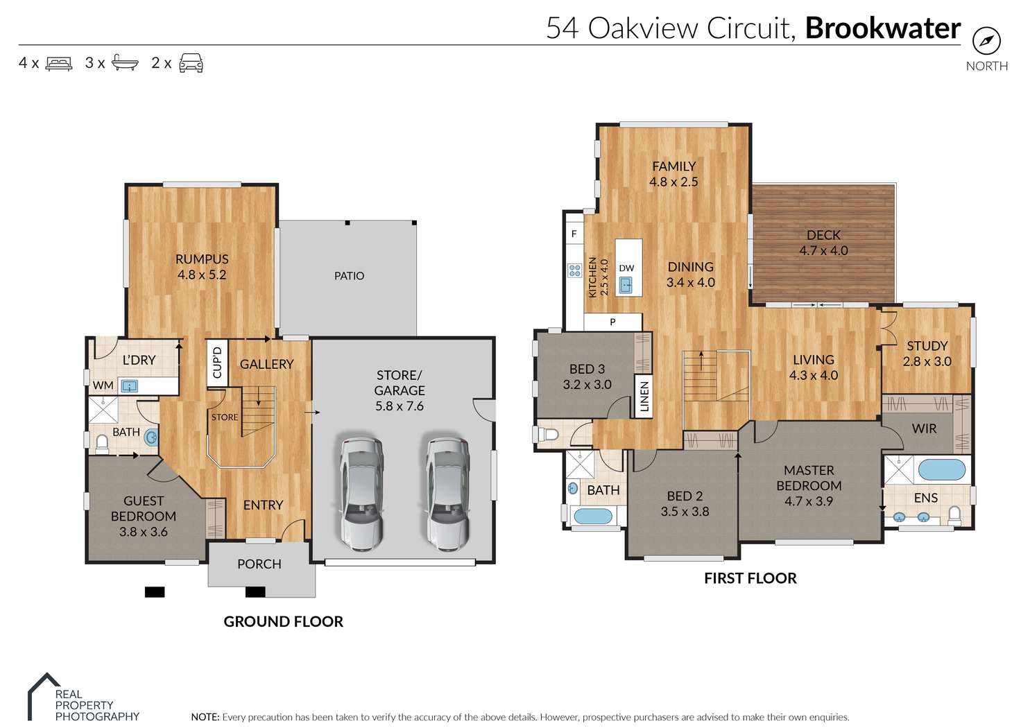 Floorplan of Homely house listing, 54 Oakview Circuit, Brookwater QLD 4300