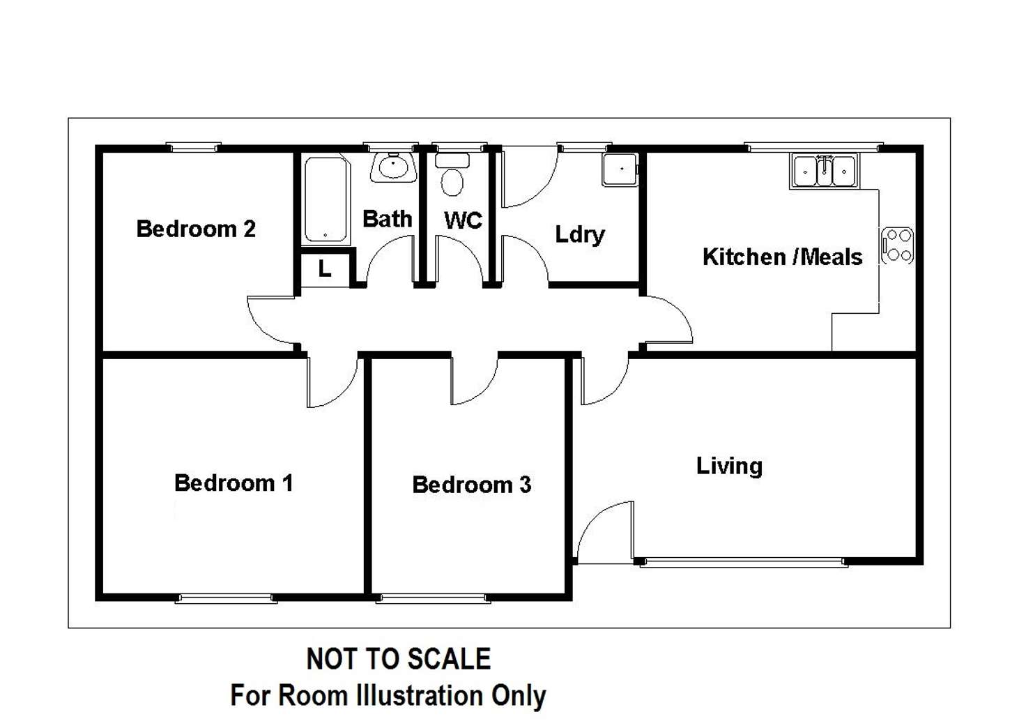 Floorplan of Homely house listing, 6 Sandercock Street, Berri SA 5343