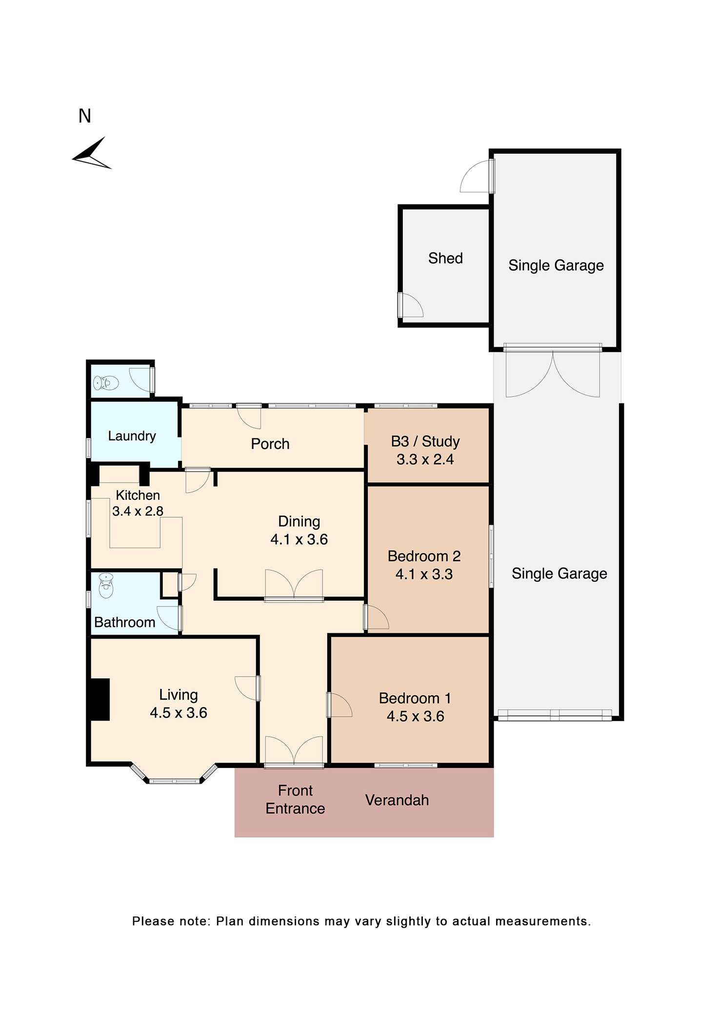 Floorplan of Homely house listing, 225 Lyons Street South, Ballarat Central VIC 3350