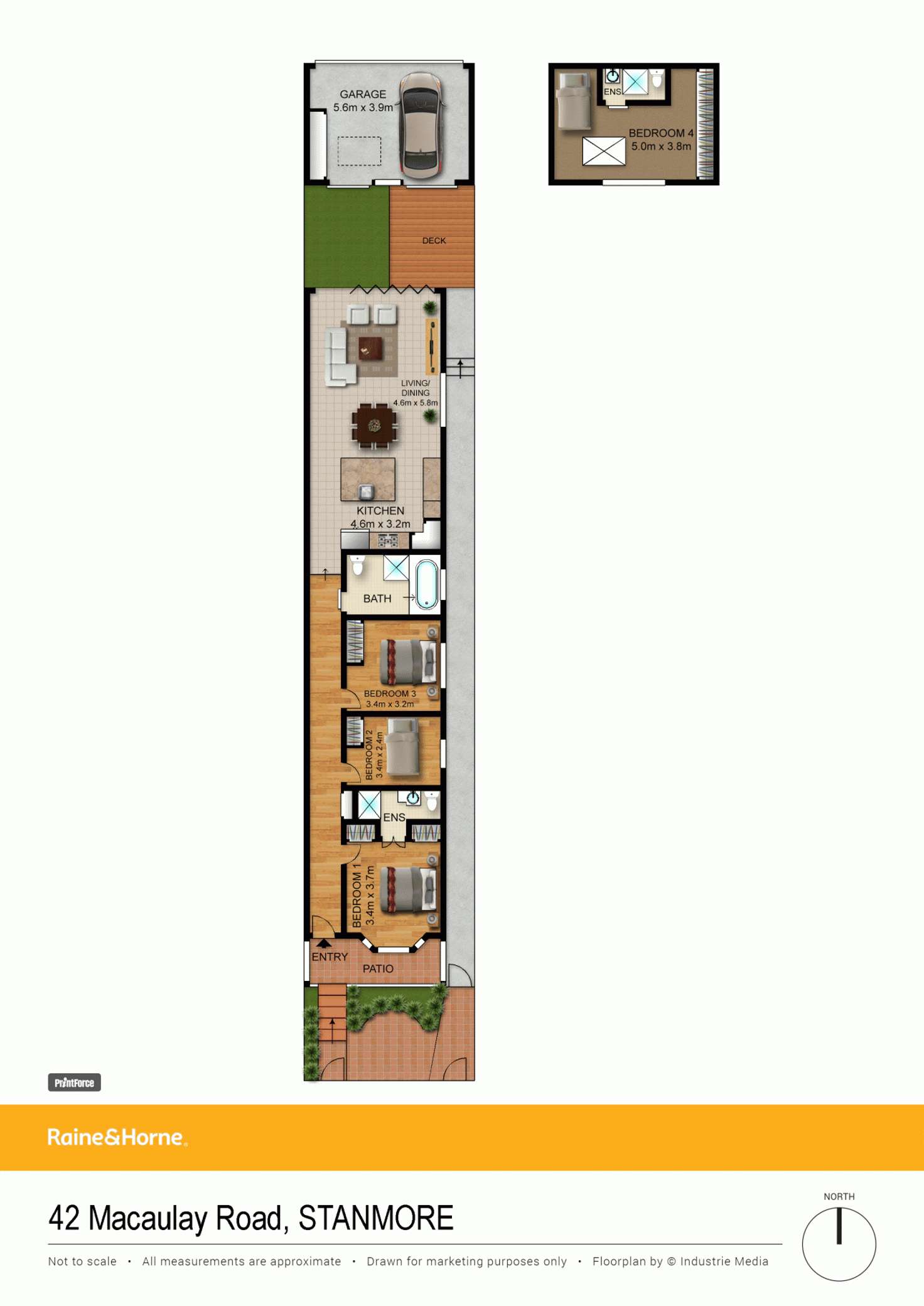 Floorplan of Homely house listing, 42 Macaulay Road, Stanmore NSW 2048