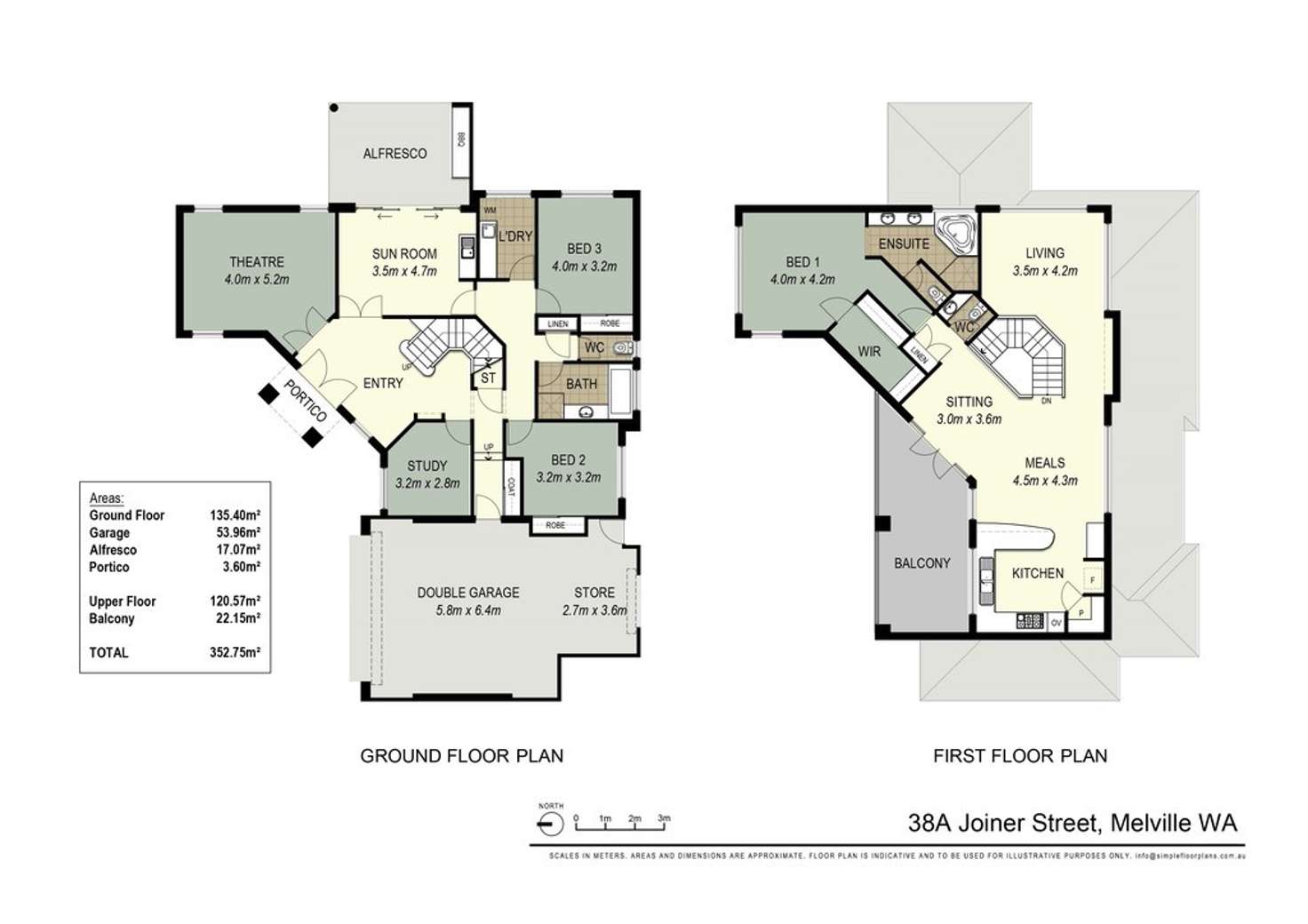Floorplan of Homely house listing, 38a Joiner Street, Melville WA 6156