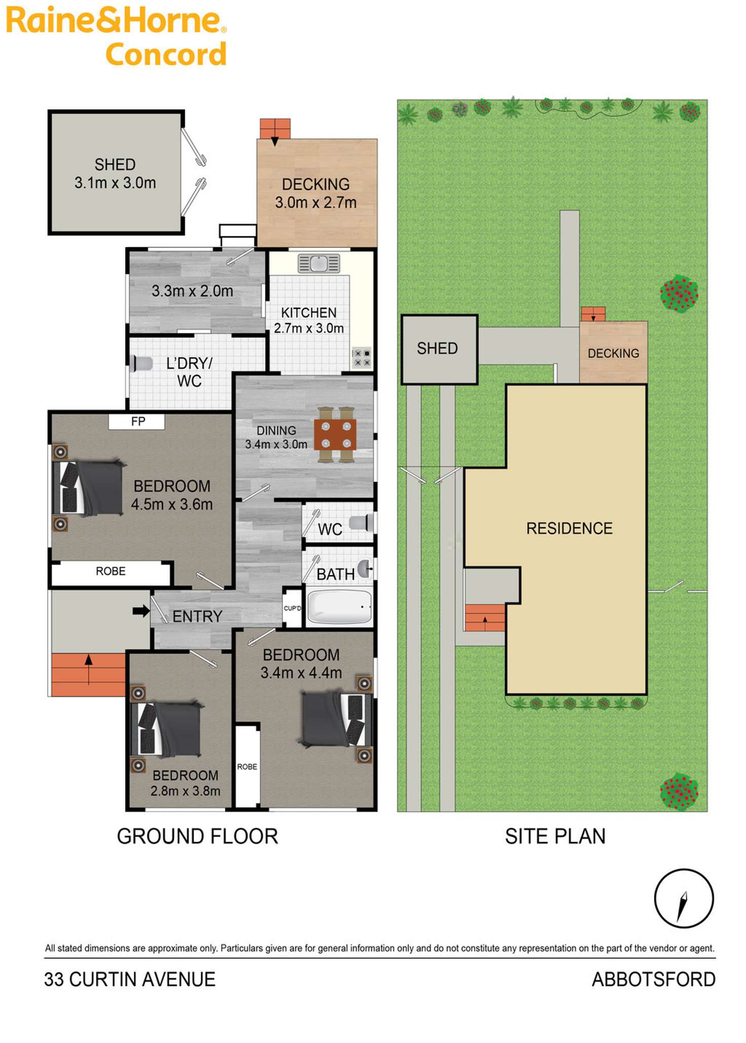 Floorplan of Homely house listing, 33 Curtin Avenue, Abbotsford NSW 2046