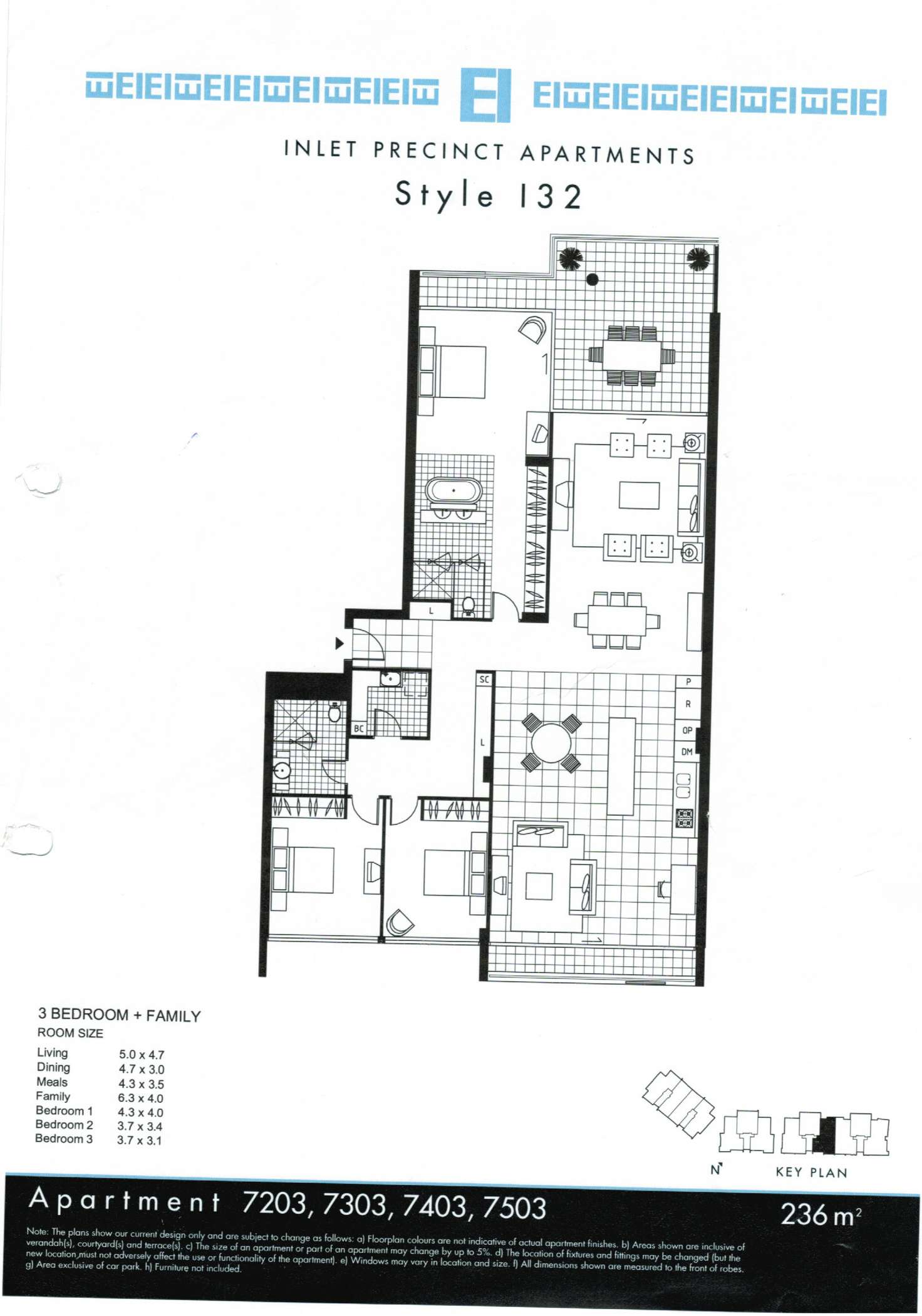 Floorplan of Homely apartment listing, 7403/2 Ephraim Island Parade, Ephraim Island QLD 4216