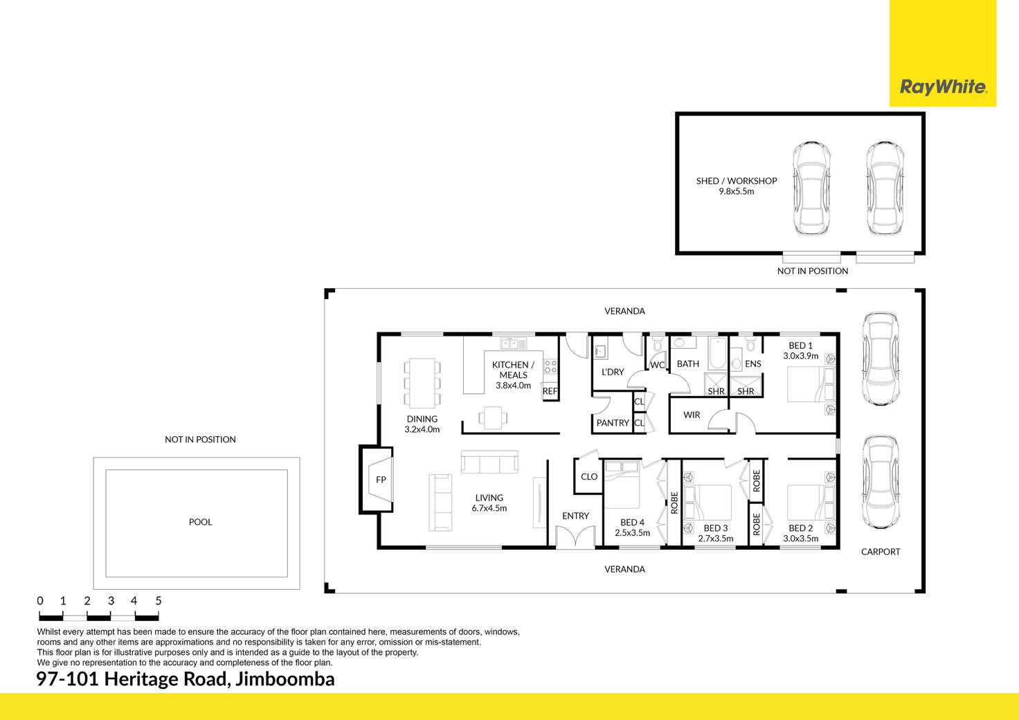 Floorplan of Homely house listing, 97-101 Heritage Road, Jimboomba QLD 4280